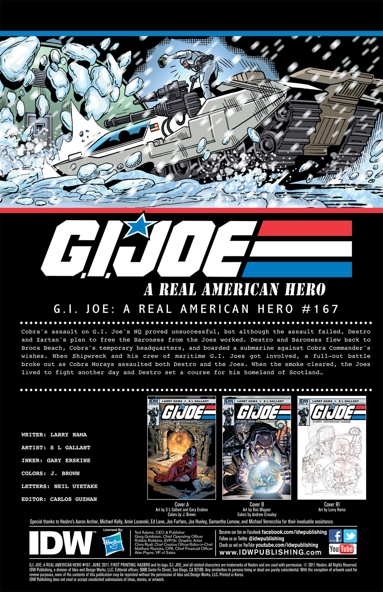 G.I. Joe: A Real American Hero 167 Page 3