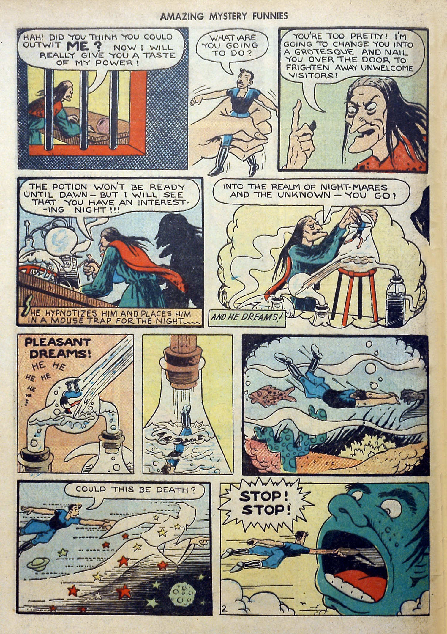 Read online Amazing Mystery Funnies comic -  Issue #24 - 11