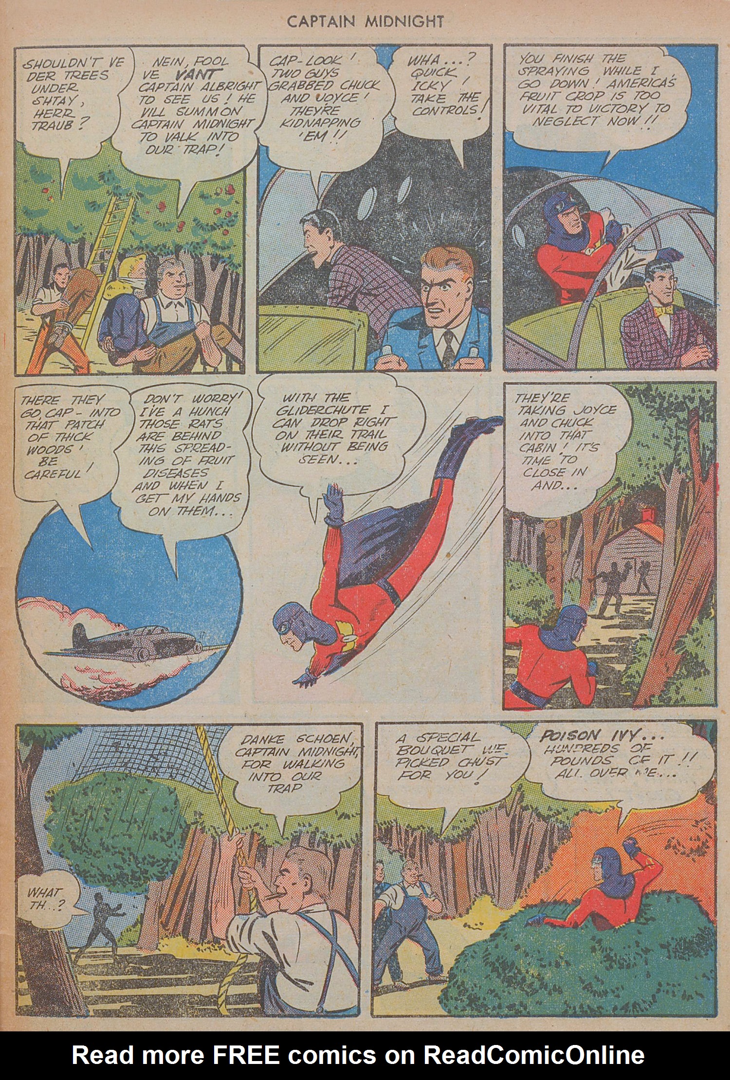 Read online Captain Midnight (1942) comic -  Issue #30 - 31