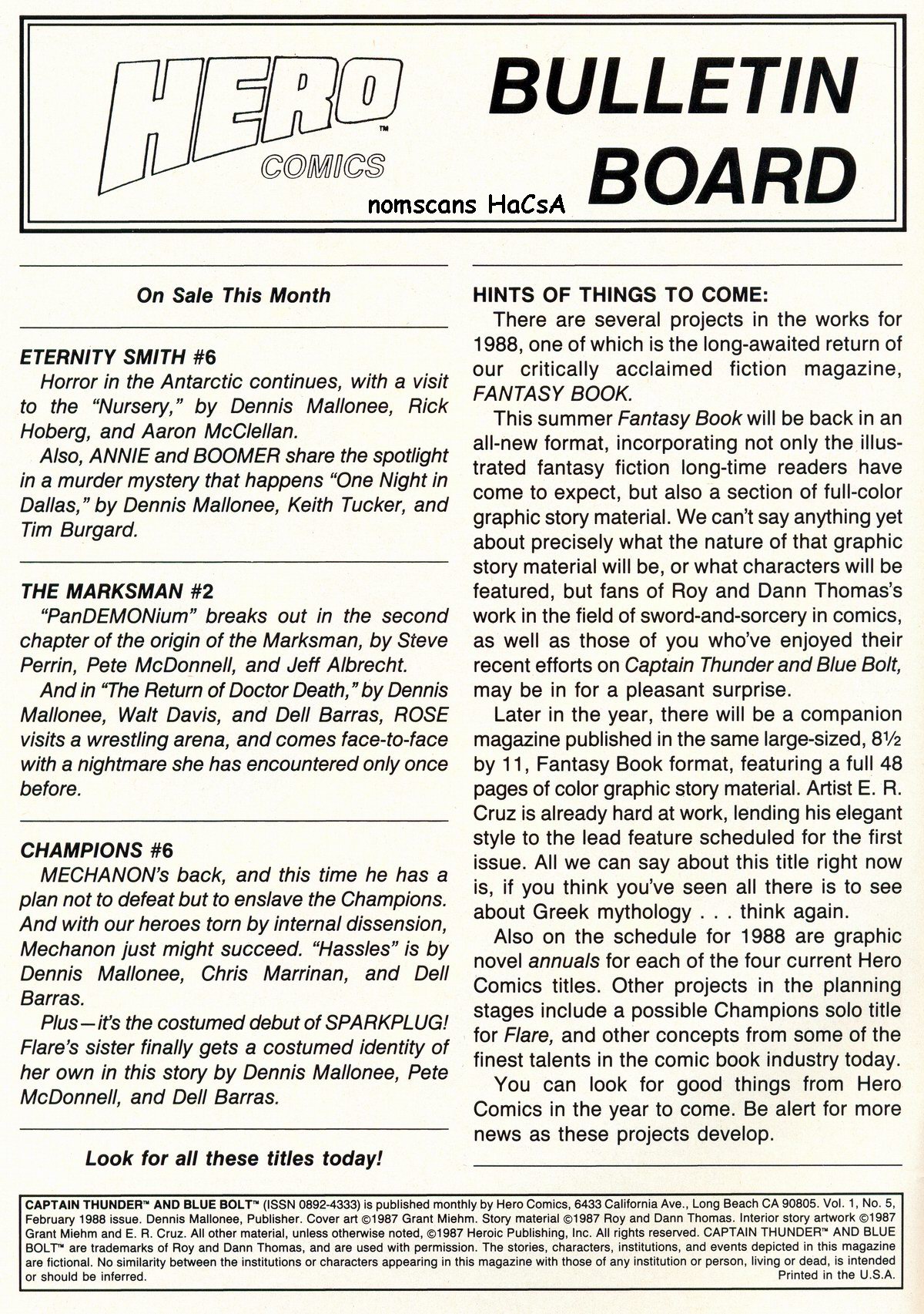 Read online Captain Thunder and Blue Bolt comic -  Issue #5 - 2