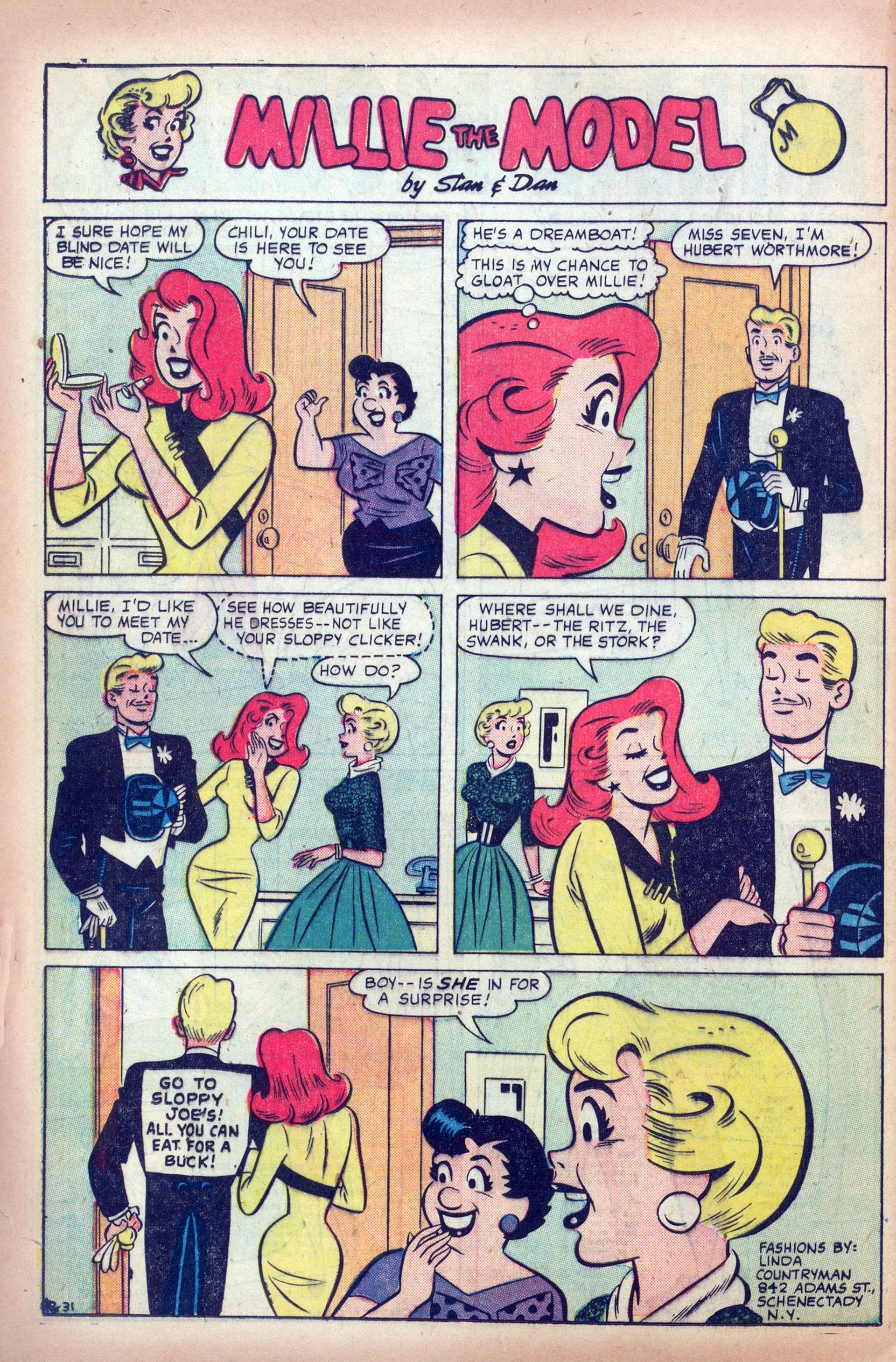 Read online Millie the Model comic -  Issue #84 - 24