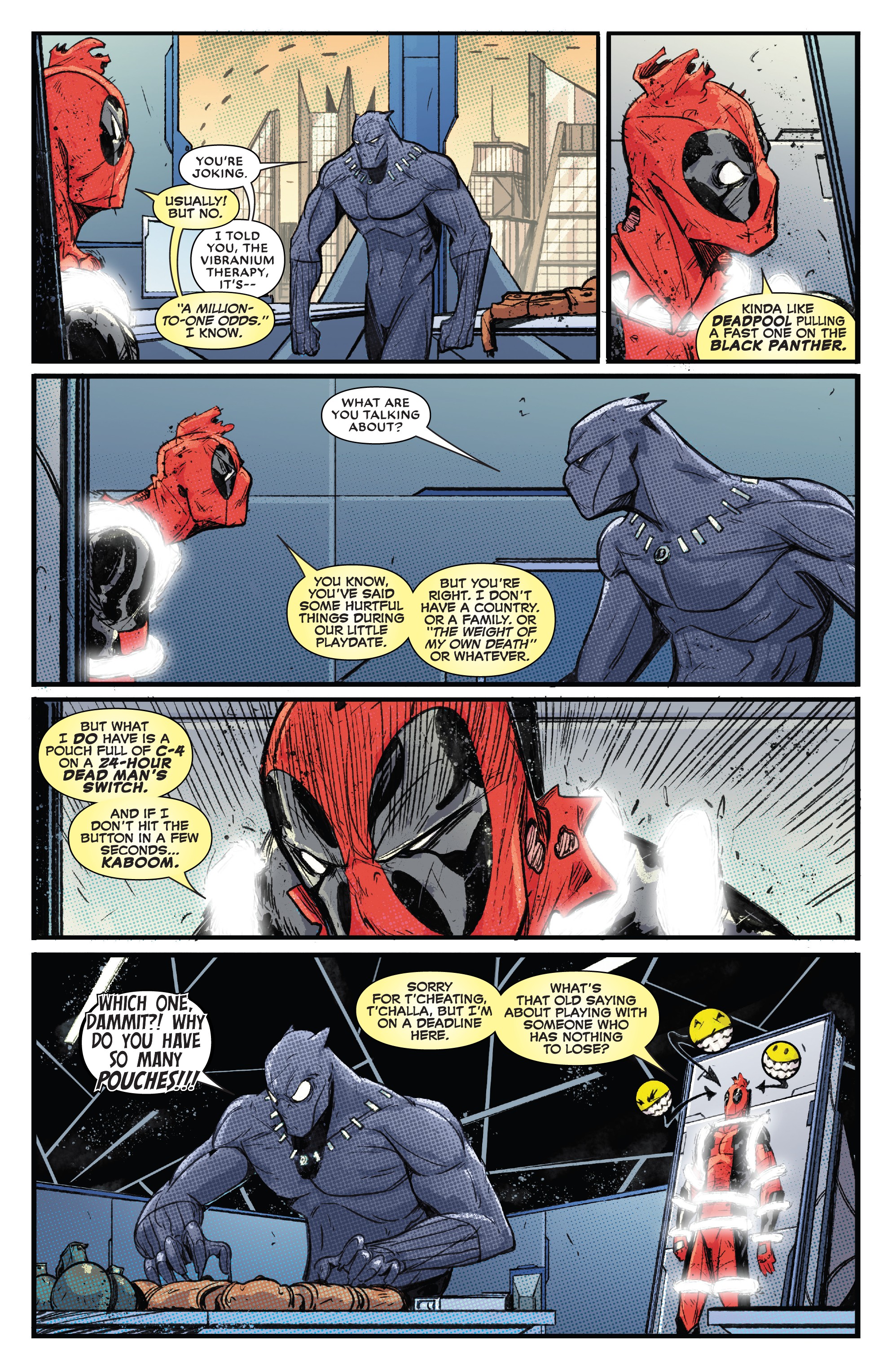 Read online Black Panther vs Deadpool comic -  Issue #4 - 8