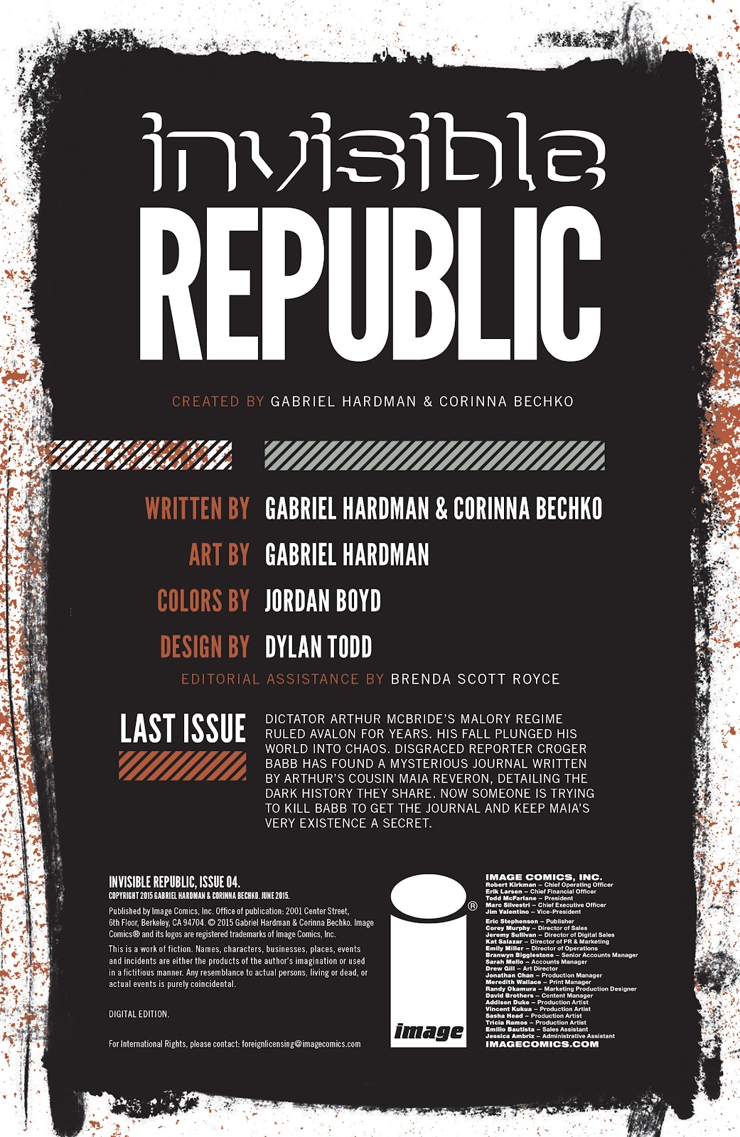 Invisible Republic issue 4 - Page 2