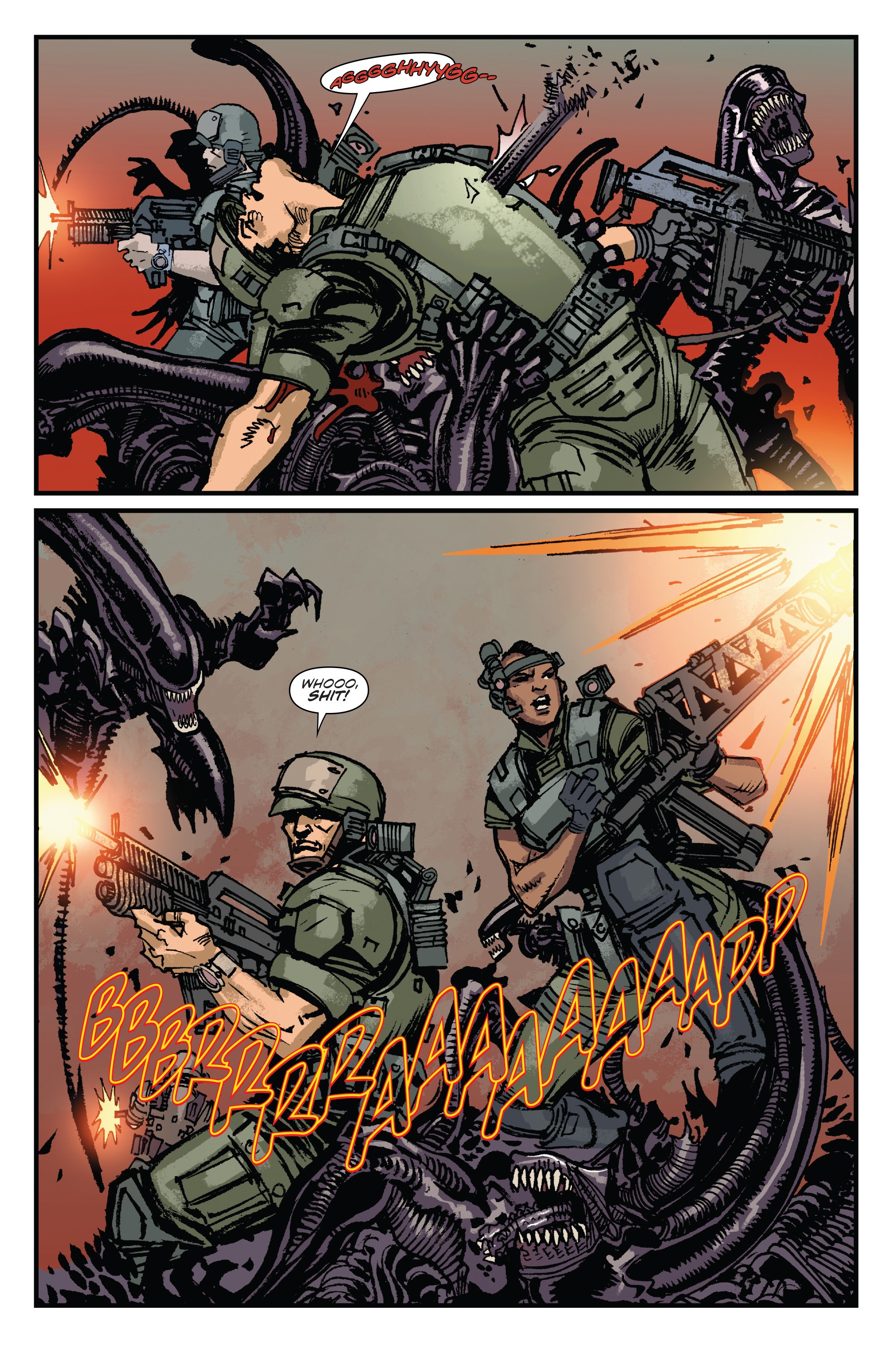 Read online Aliens: Life And Death comic -  Issue #3 - 18