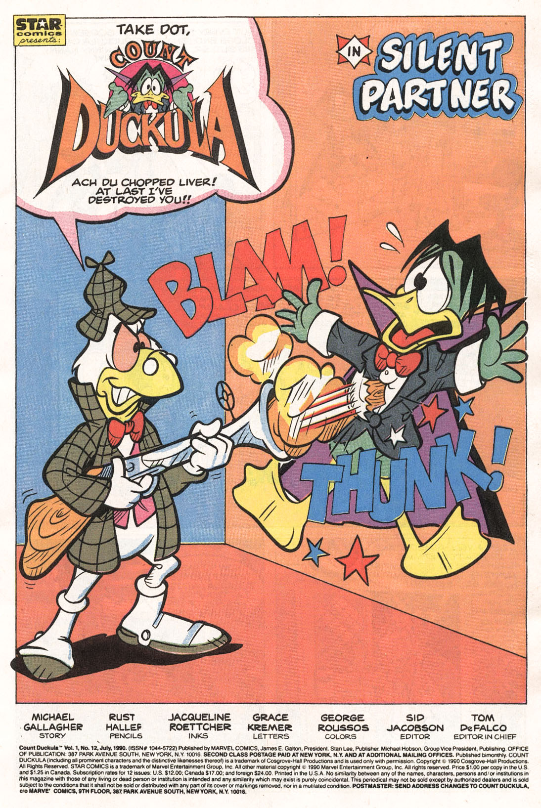 Read online Count Duckula comic -  Issue #12 - 3