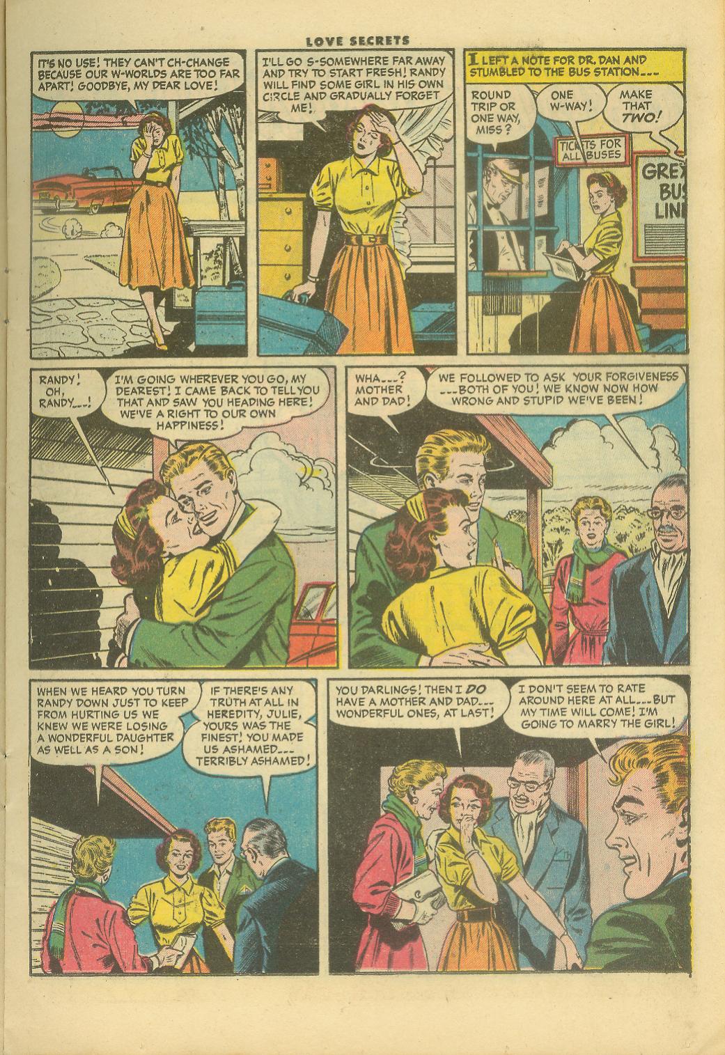 Read online Love Secrets (1953) comic -  Issue #51 - 11