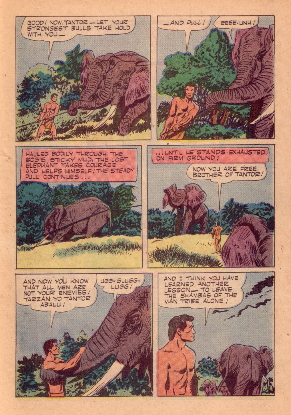 Read online Tarzan (1948) comic -  Issue #93 - 27