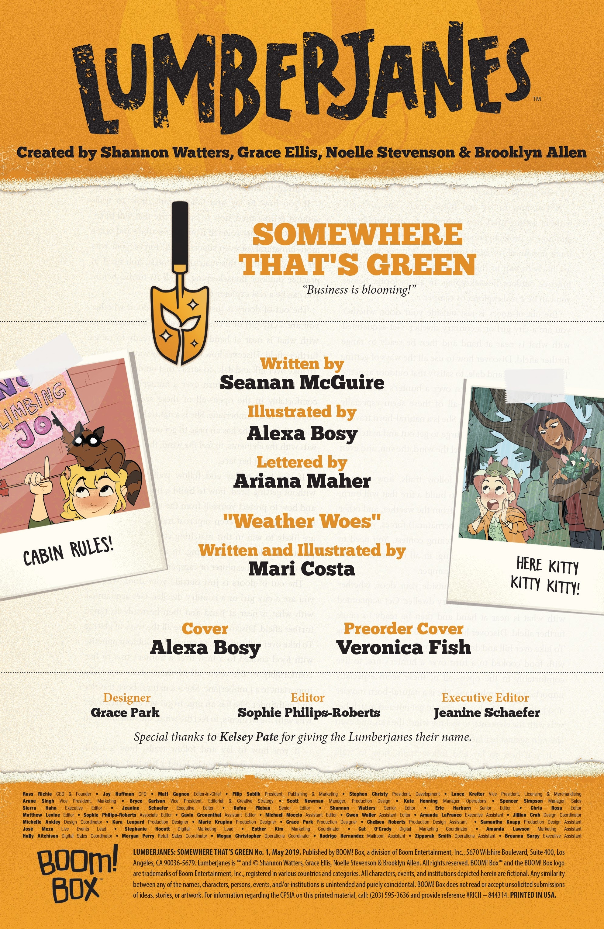 Read online Lumberjanes: Somewhere That's Green comic -  Issue # Full - 2