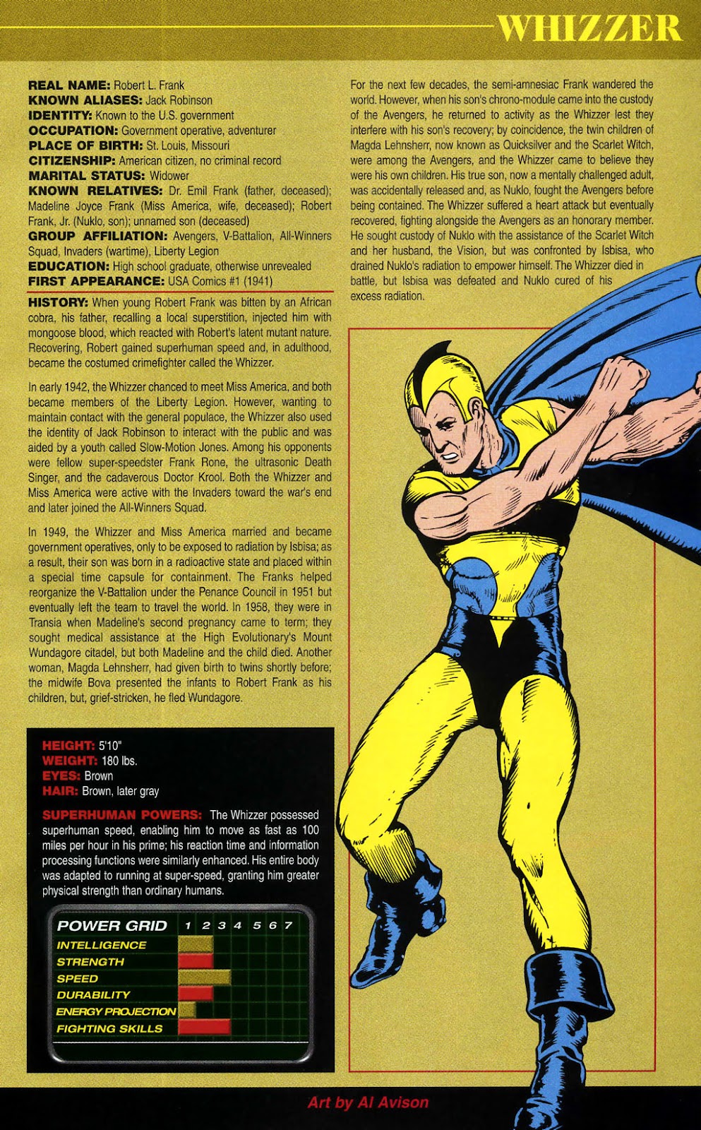 The Official Handbook of the Marvel Universe: Golden Age issue Full - Page 47