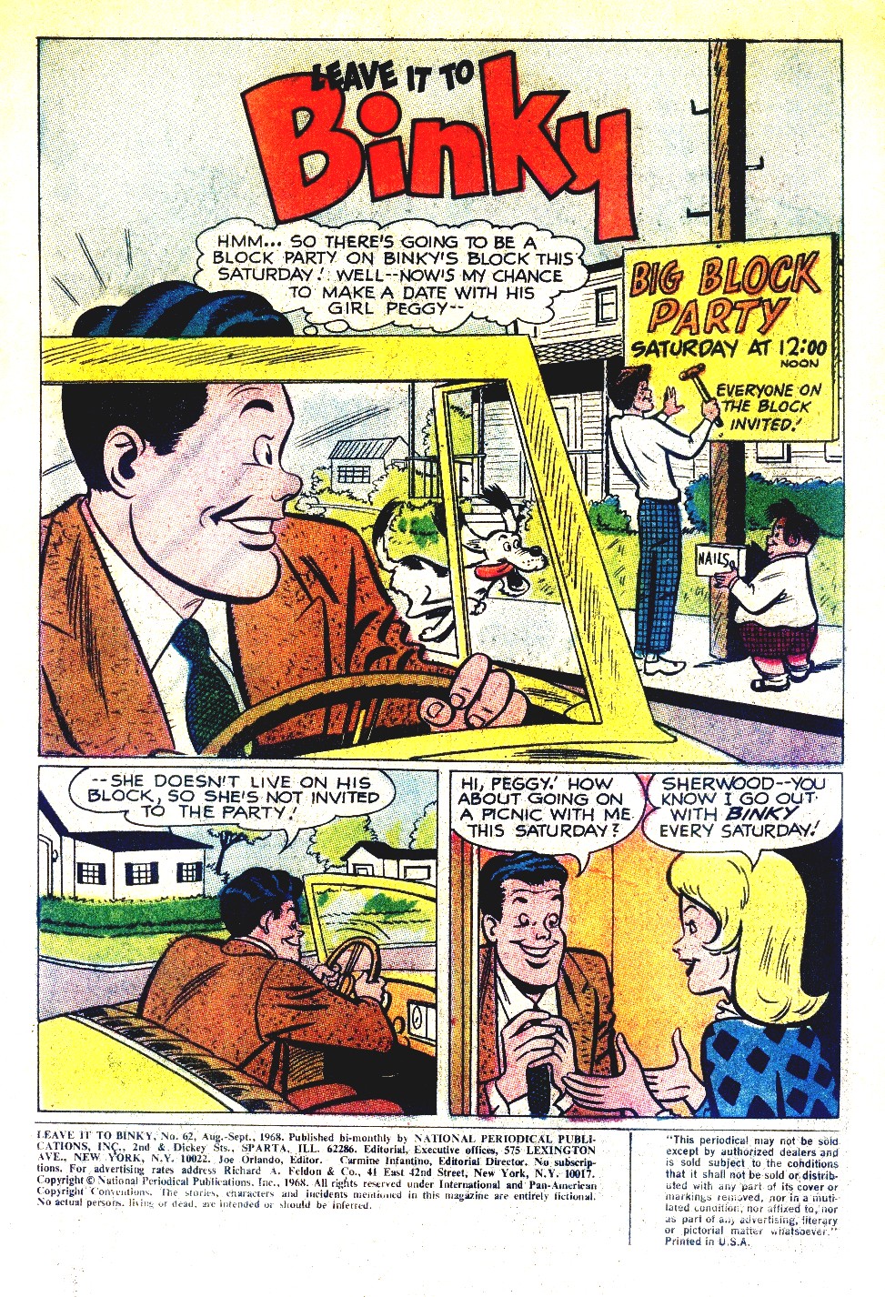 Read online Leave it to Binky comic -  Issue #62 - 3