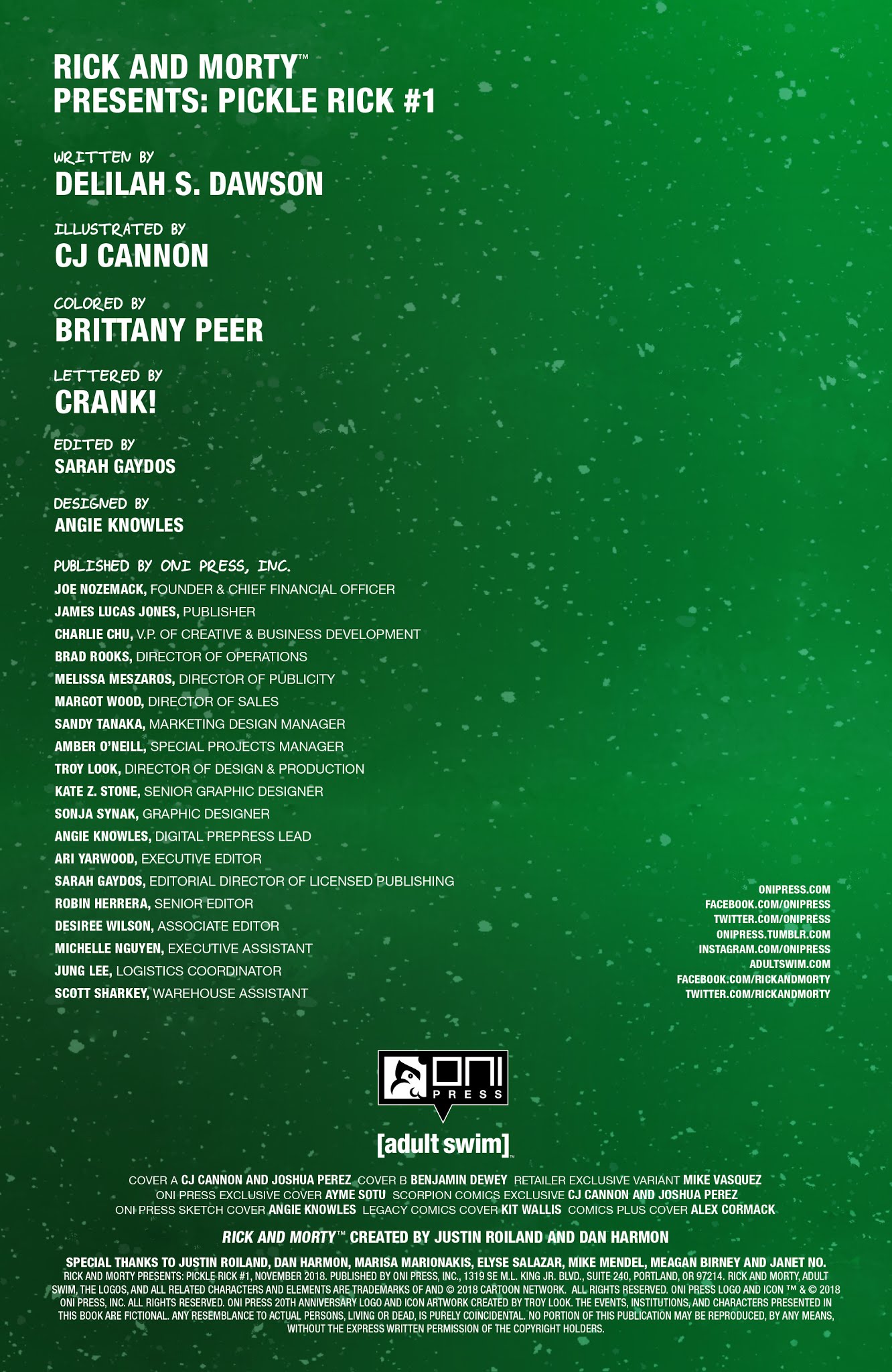 Read online Rick and Morty Presents: Pickle Rick comic -  Issue # Full - 2