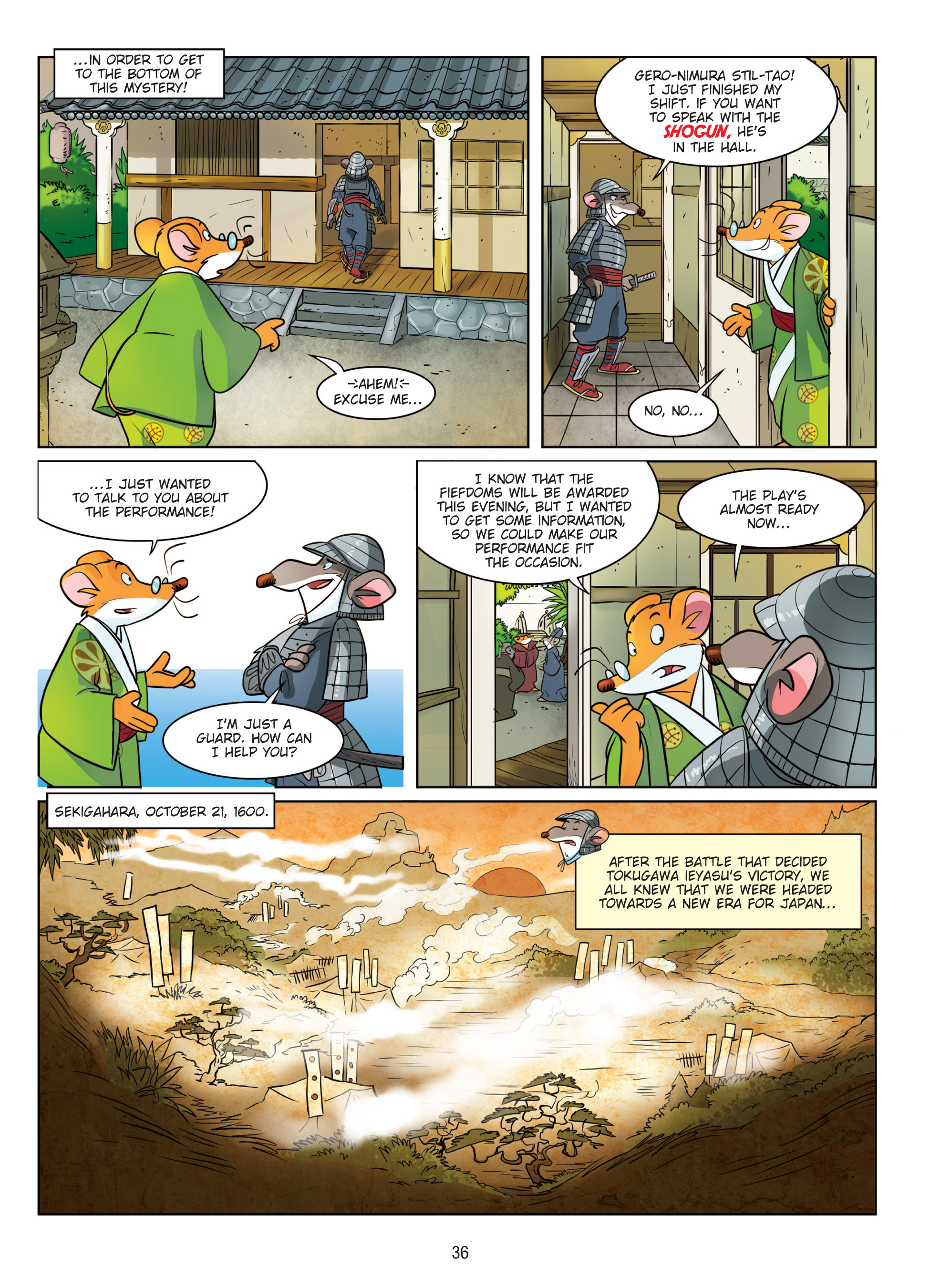 Read online Geronimo Stilton comic -  Issue # TPB 12 - 36