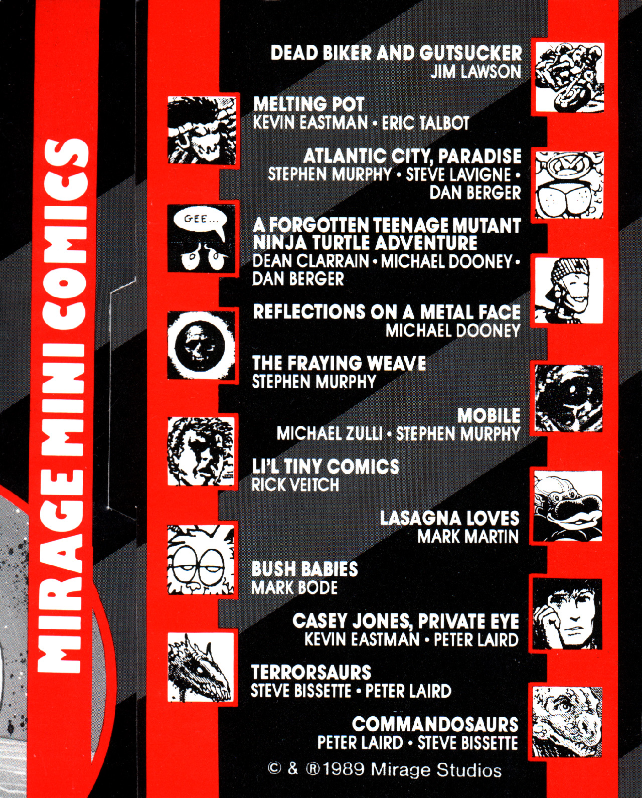 Read online Mirage Mini Comics comic -  Issue # TPB - 3