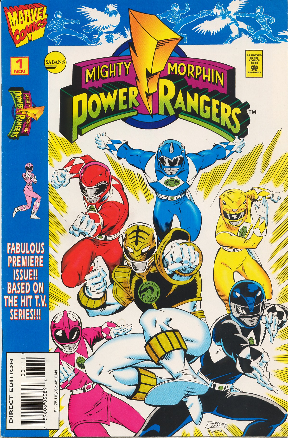 Read online Saban's Mighty Morphin' Power Rangers comic -  Issue #1 - 1
