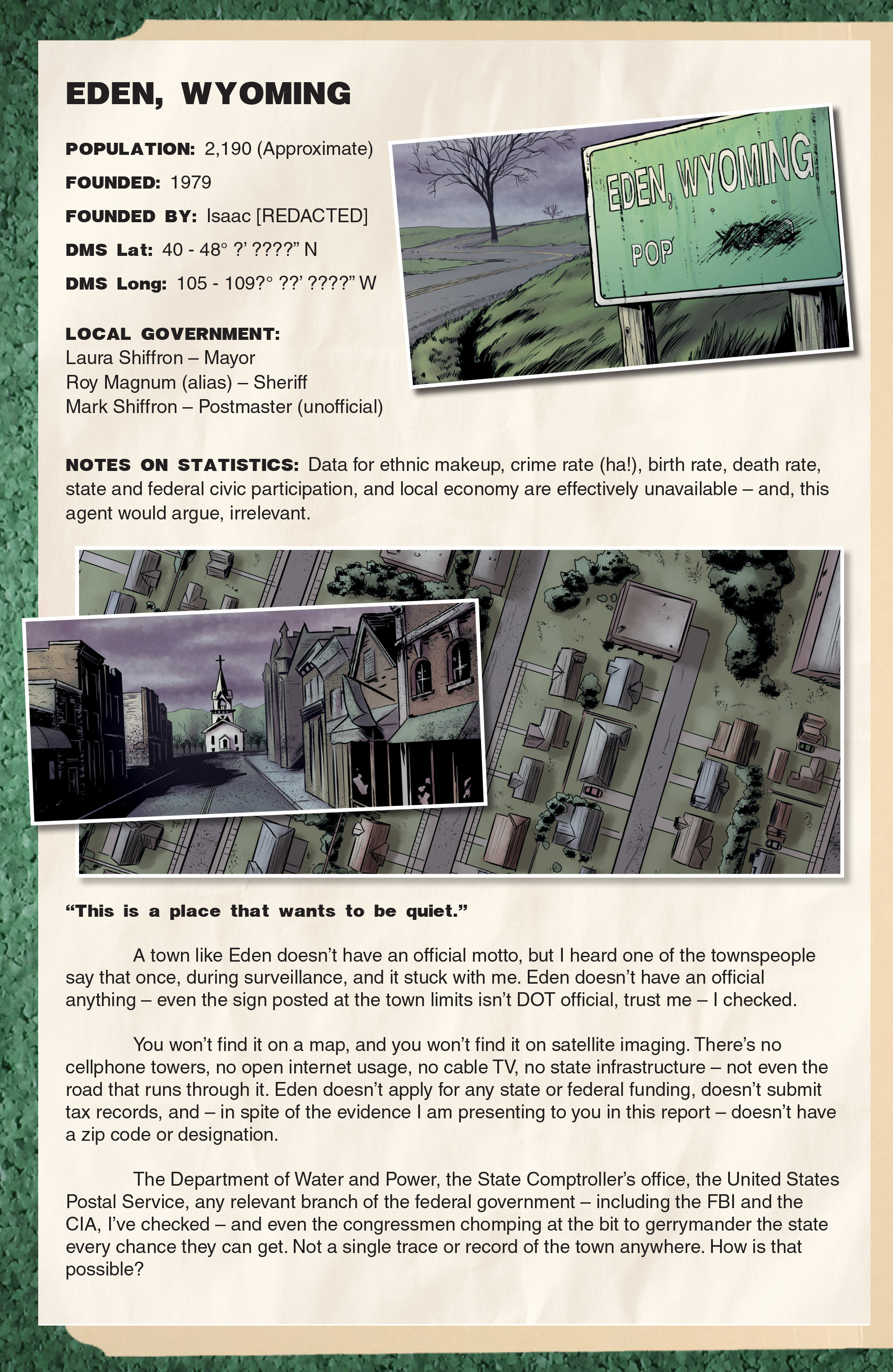 Read online Postal: FBI Dossier comic -  Issue # Full - 6