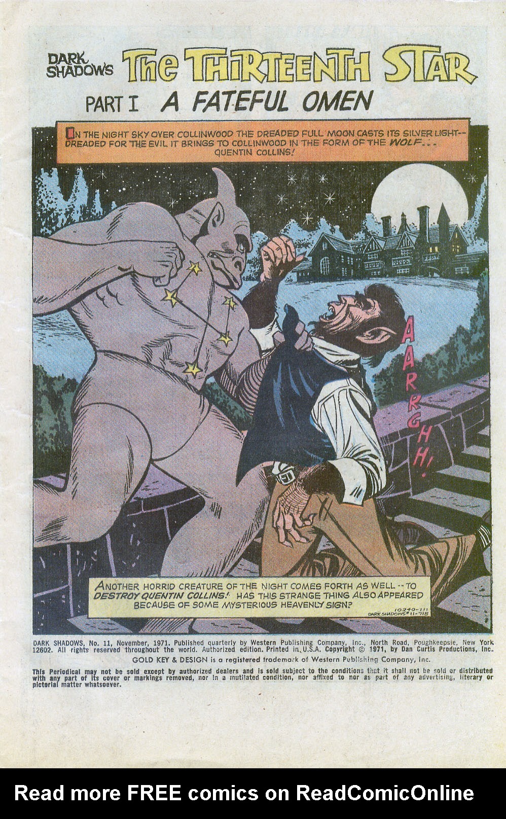 Read online Dark Shadows (1969) comic -  Issue #11 - 3