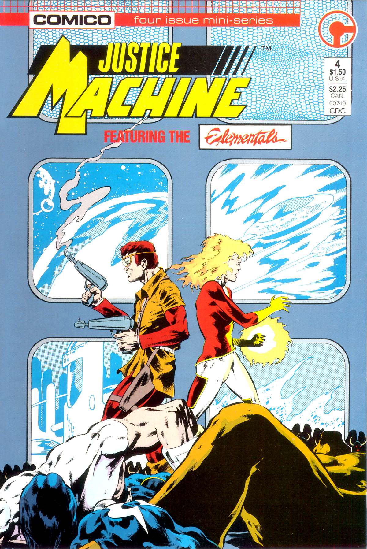 Read online Justice Machine featuring The Elementals comic -  Issue #4 - 1