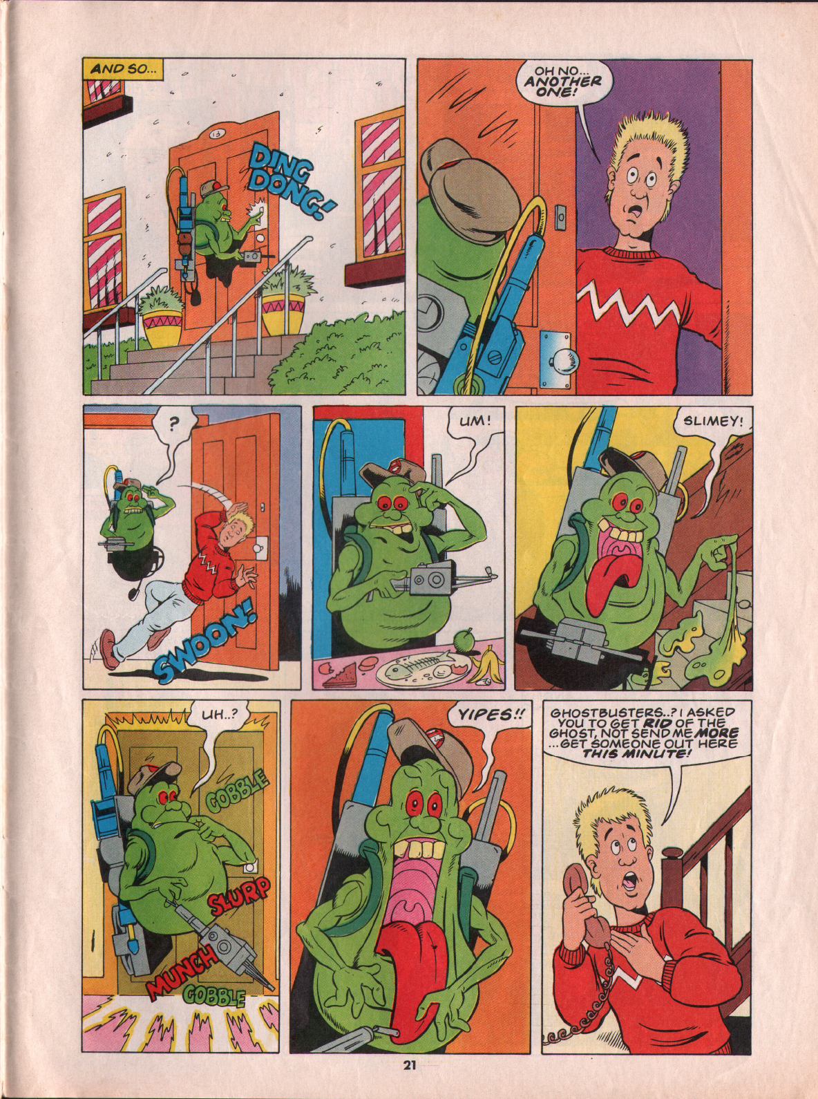 Read online The Real Ghostbusters comic -  Issue #13 - 21