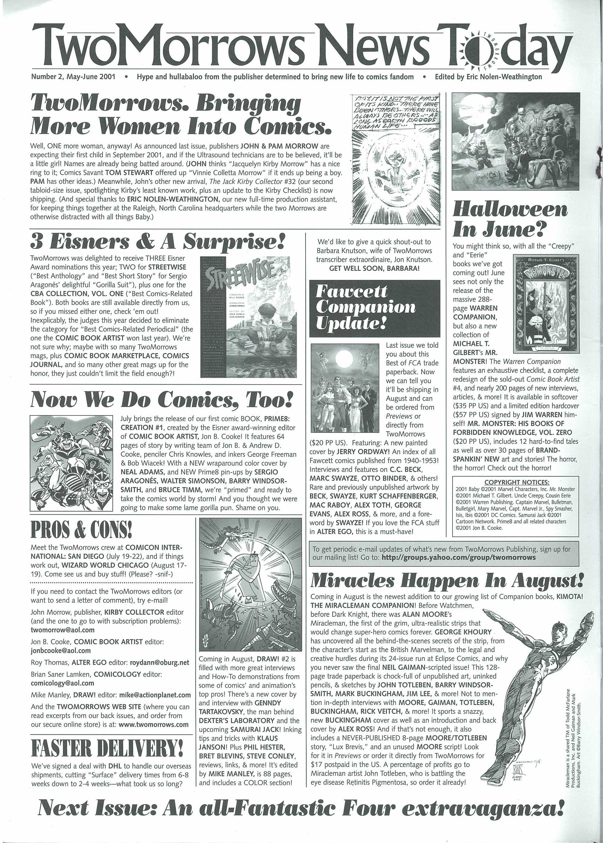 Read online The Jack Kirby Collector comic -  Issue #32 - 2