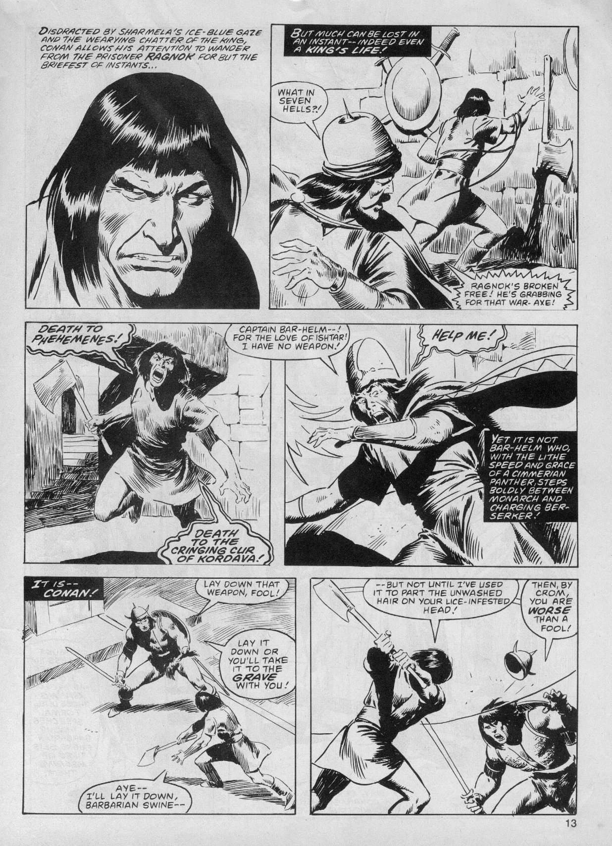 Read online The Savage Sword Of Conan comic -  Issue #61 - 13