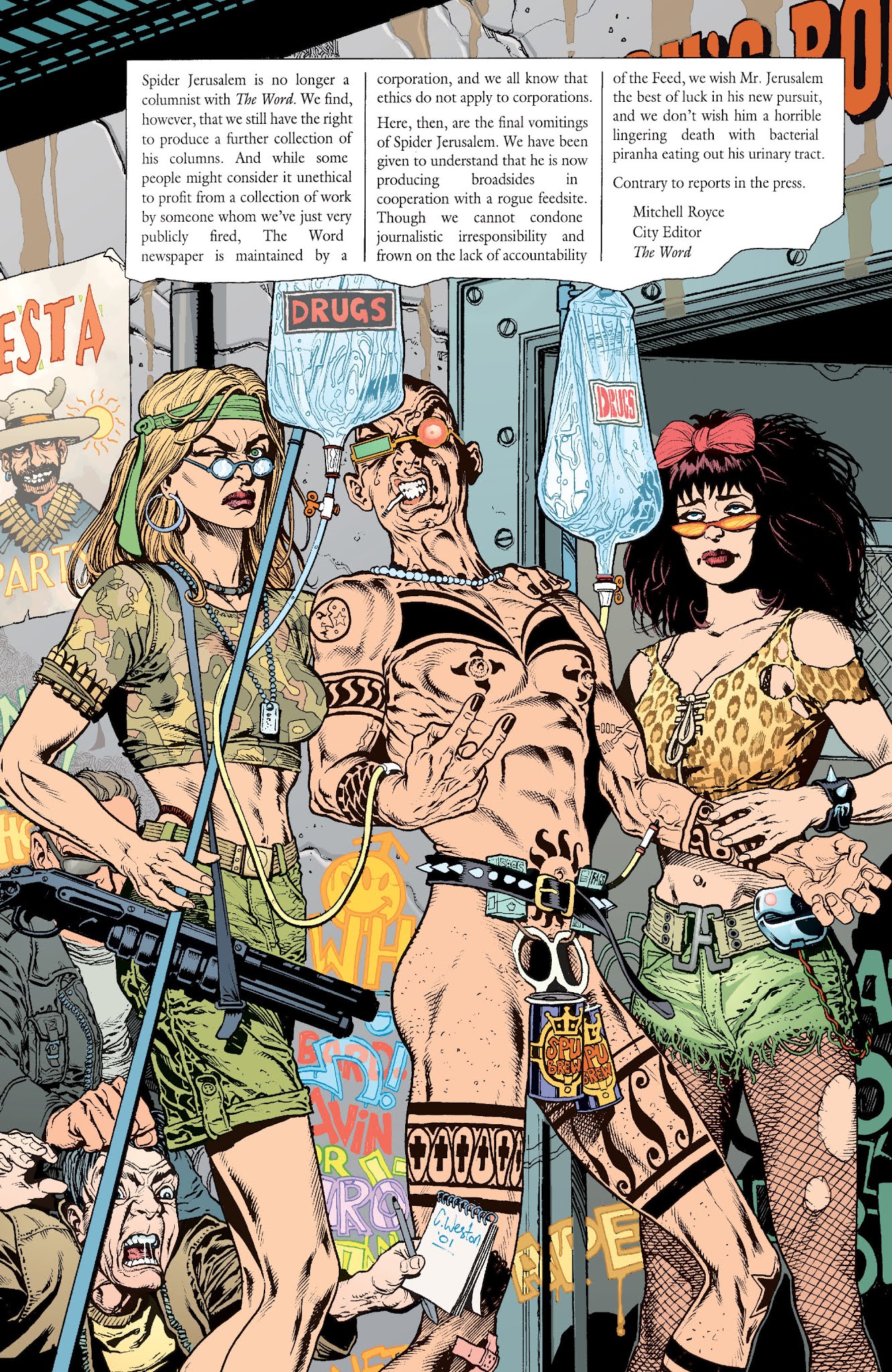 Read online Transmetropolitan comic -  Issue # Issue Filth of the City - 3