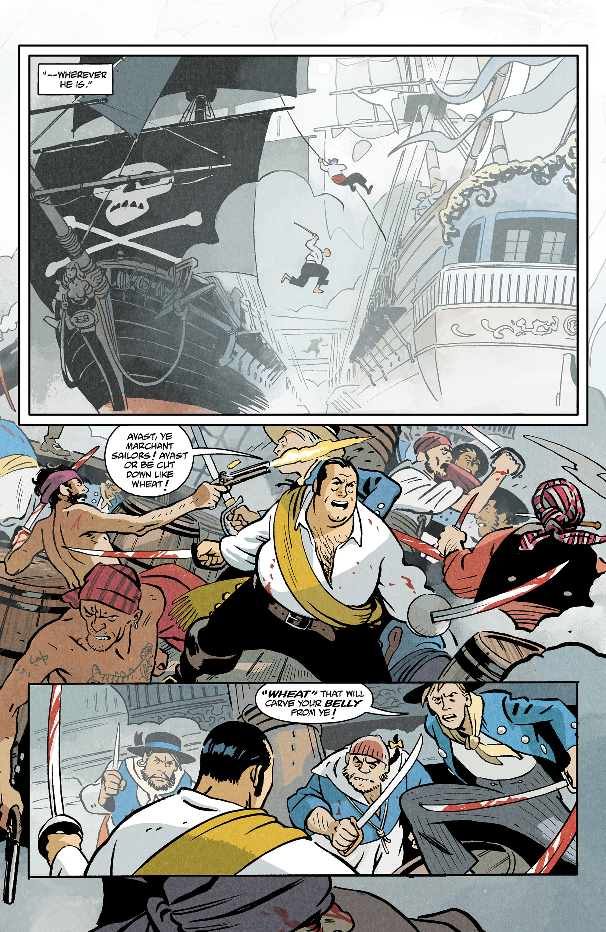 Read online Lobster Johnson: The Pirate's Ghost comic -  Issue #1 - 7