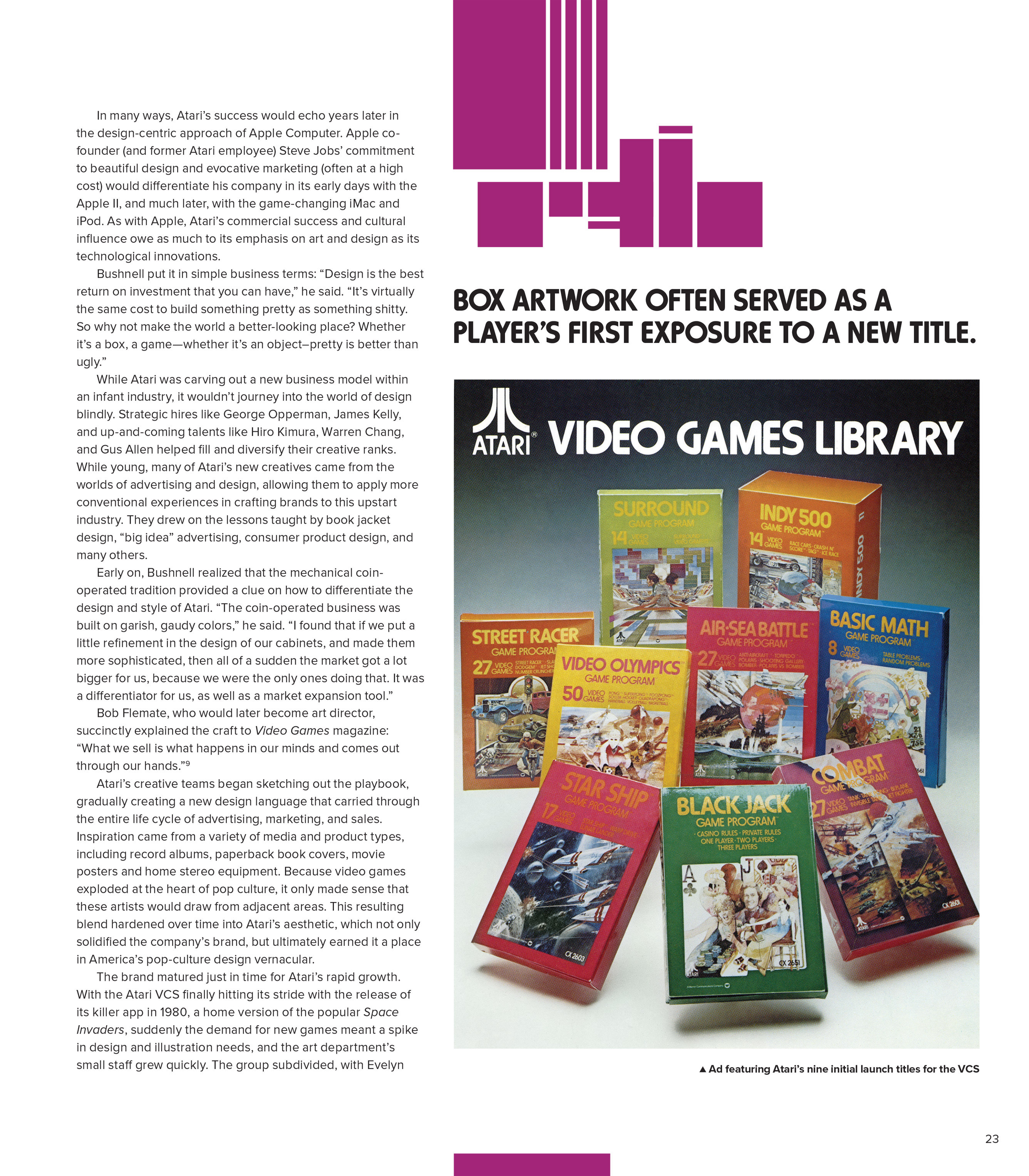 Read online Art of Atari comic -  Issue #Art of Atari TPB - 23