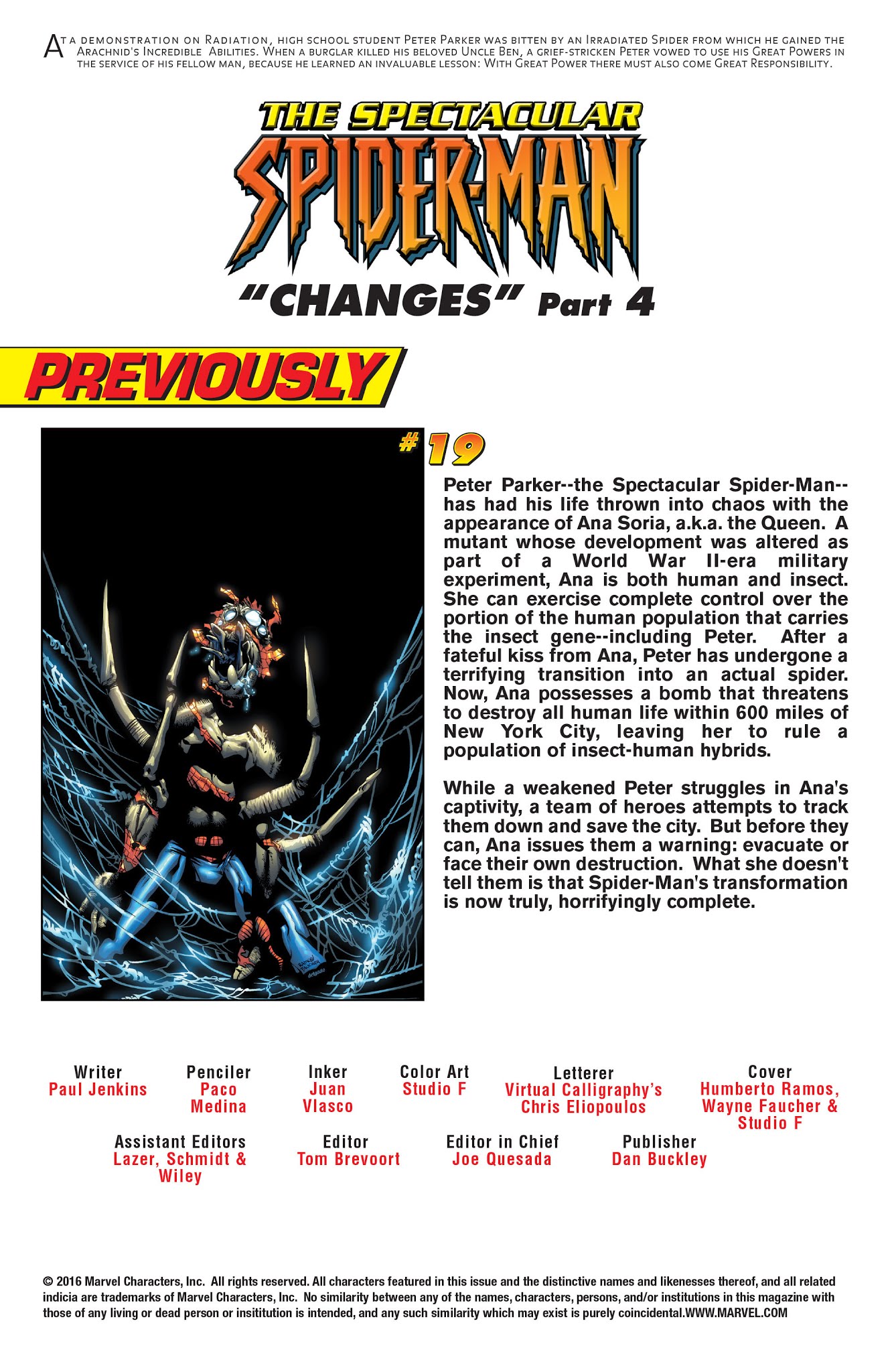 Read online The Spectacular Spider-Man (2003) comic -  Issue # _TPB 4 - 120