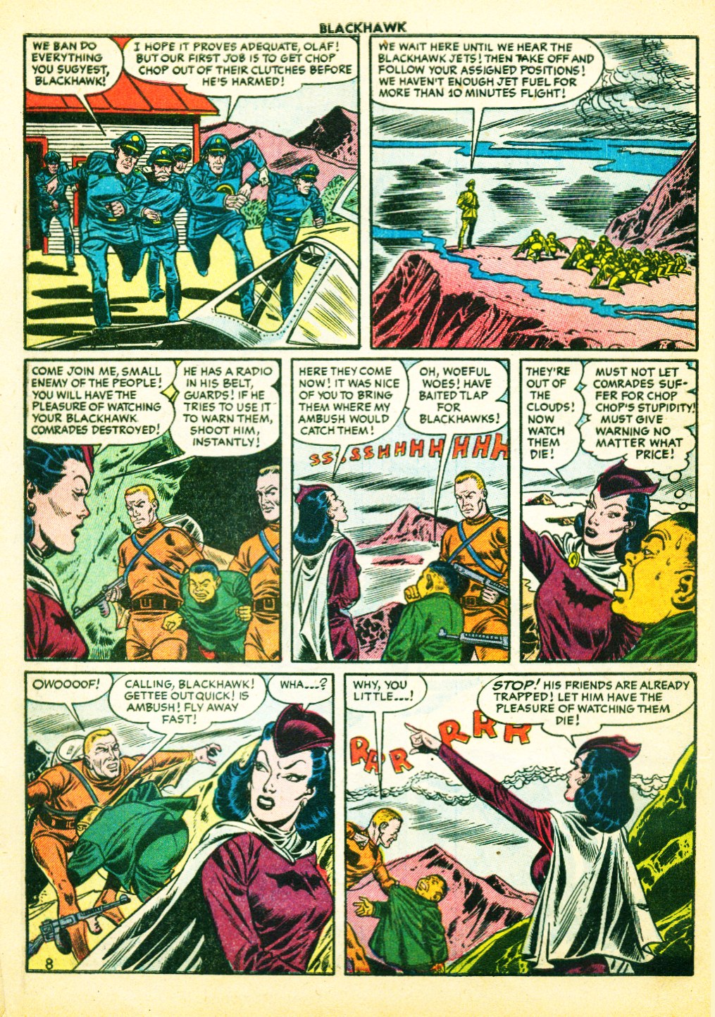Read online Blackhawk (1957) comic -  Issue #97 - 10