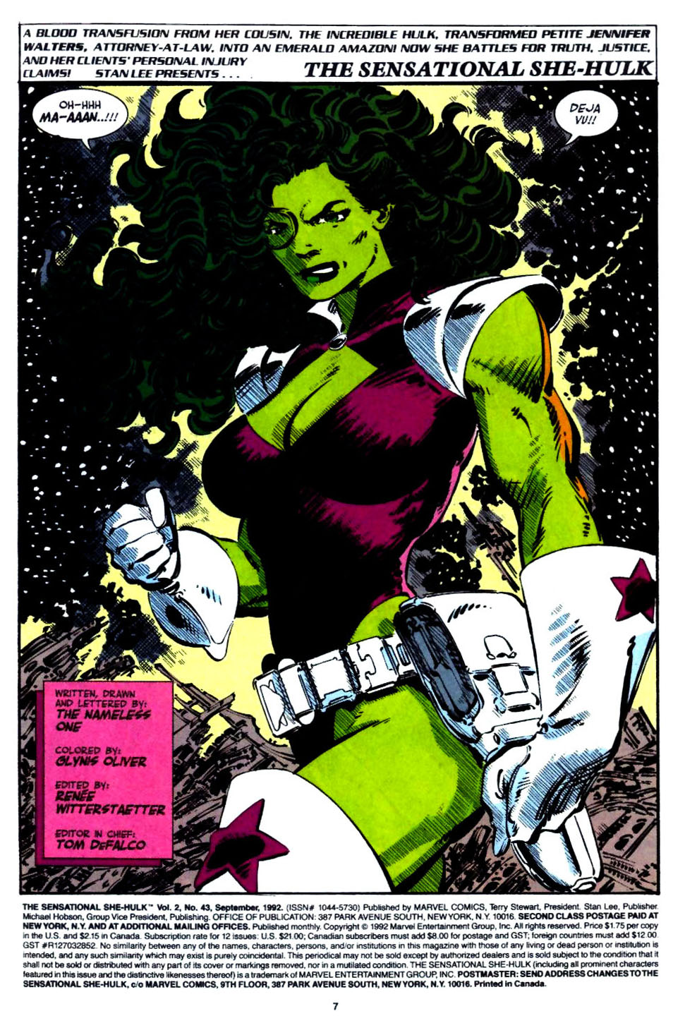 Read online The Sensational She-Hulk comic -  Issue #43 - 7