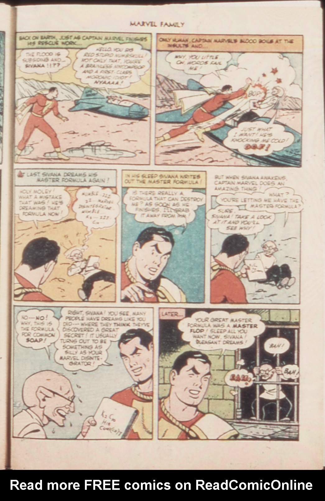 Read online The Marvel Family comic -  Issue #54 - 49