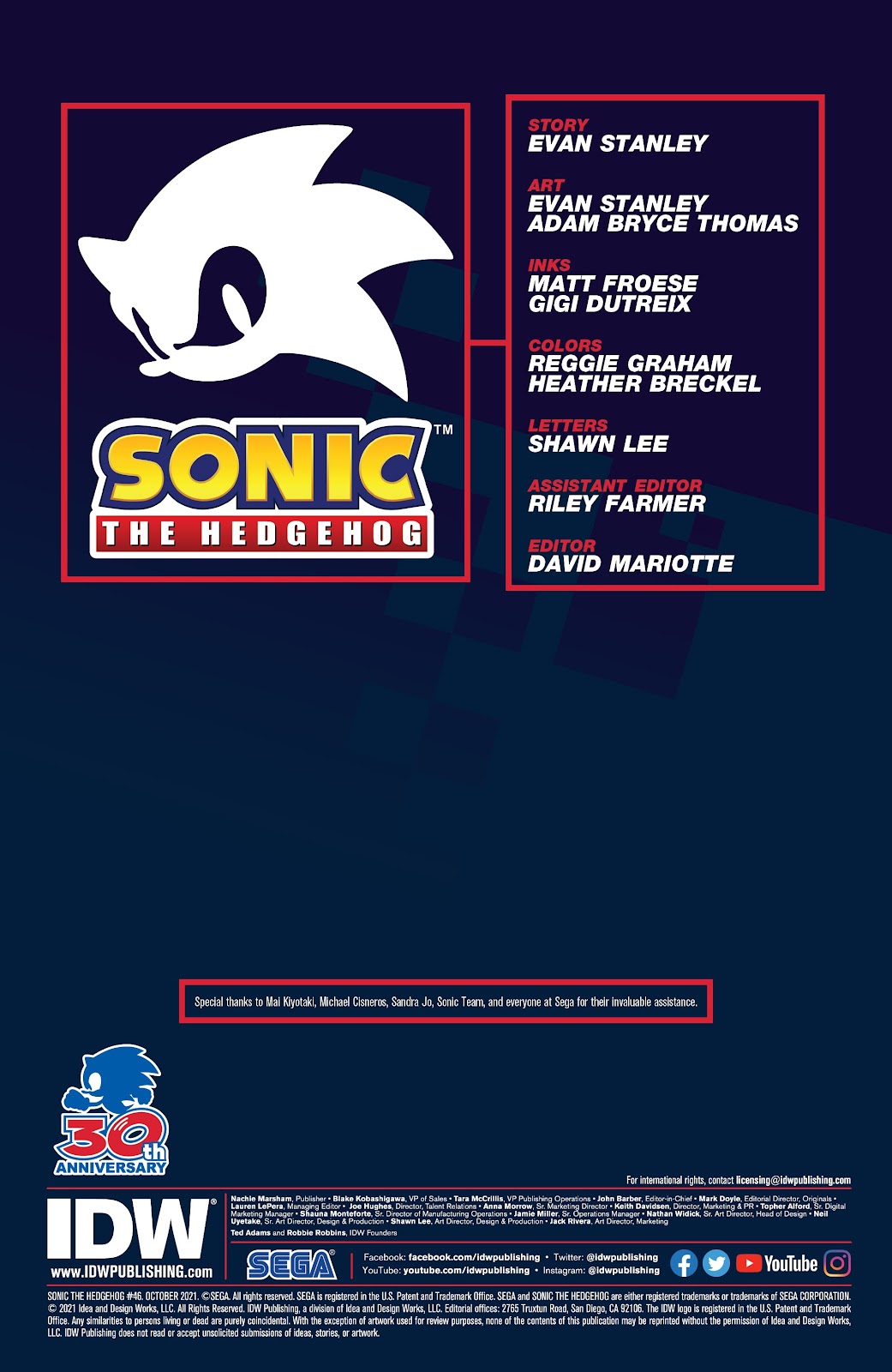 Sonic the Hedgehog (2018) issue 46 - Page 2
