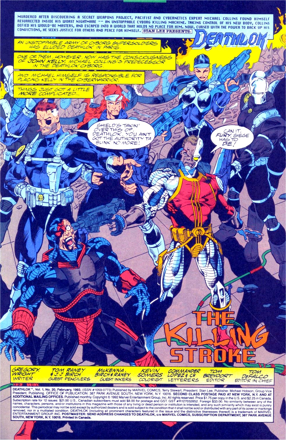 Read online Deathlok (1991) comic -  Issue #20 - 2
