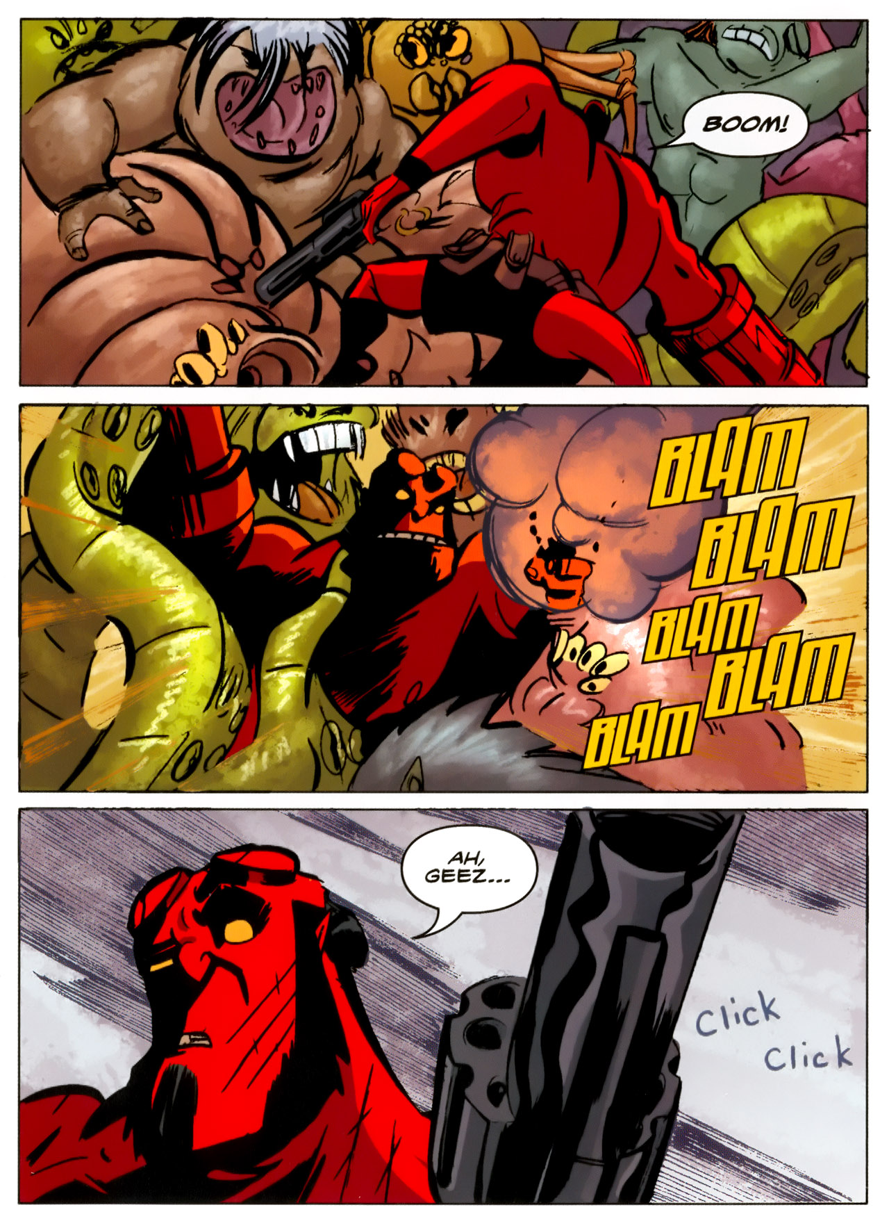 Read online Hellboy Animated: The Menagerie comic -  Issue # TPB - 47
