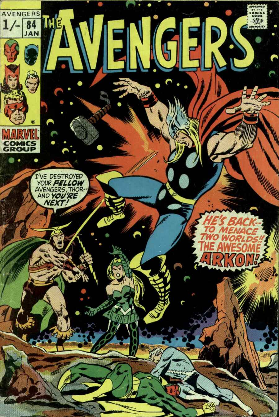 Read online The Avengers (1963) comic -  Issue #84 - 1