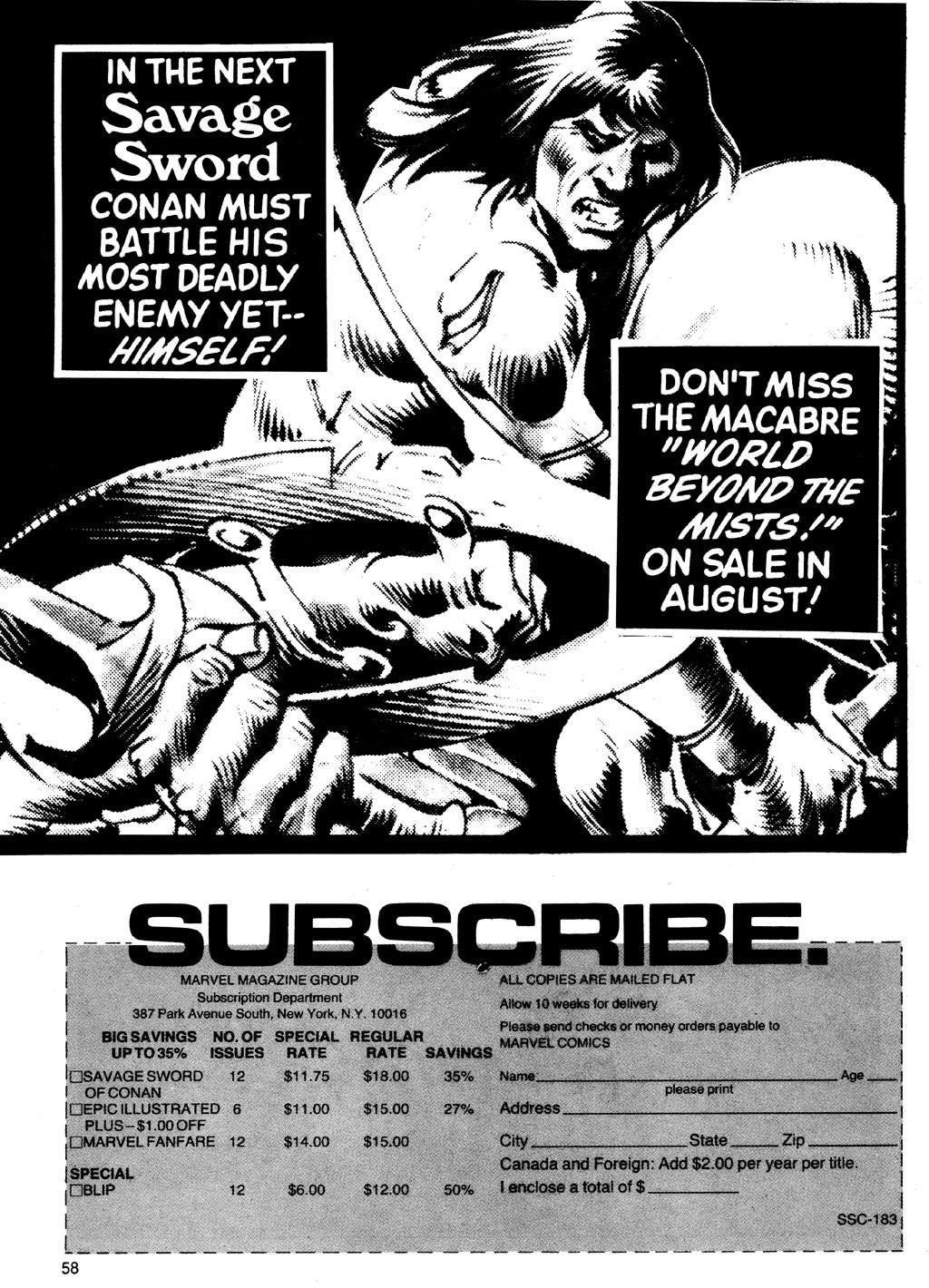 Read online The Savage Sword Of Conan comic -  Issue #92 - 56