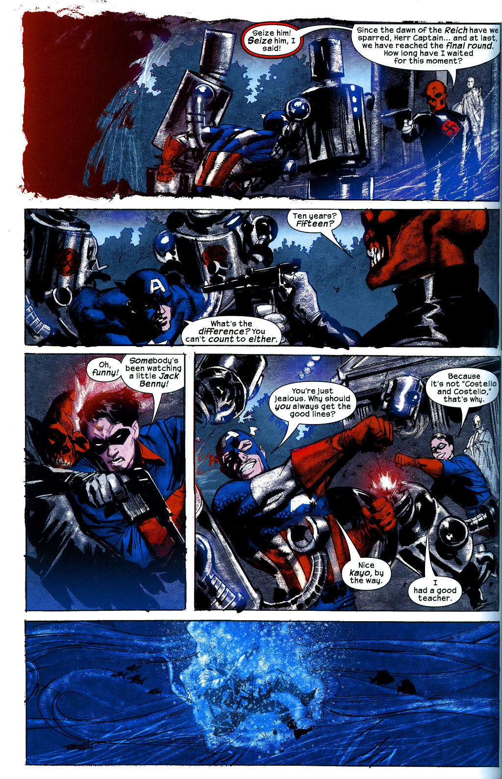 Read online Captain America: Red, White & Blue comic -  Issue # TPB - 64