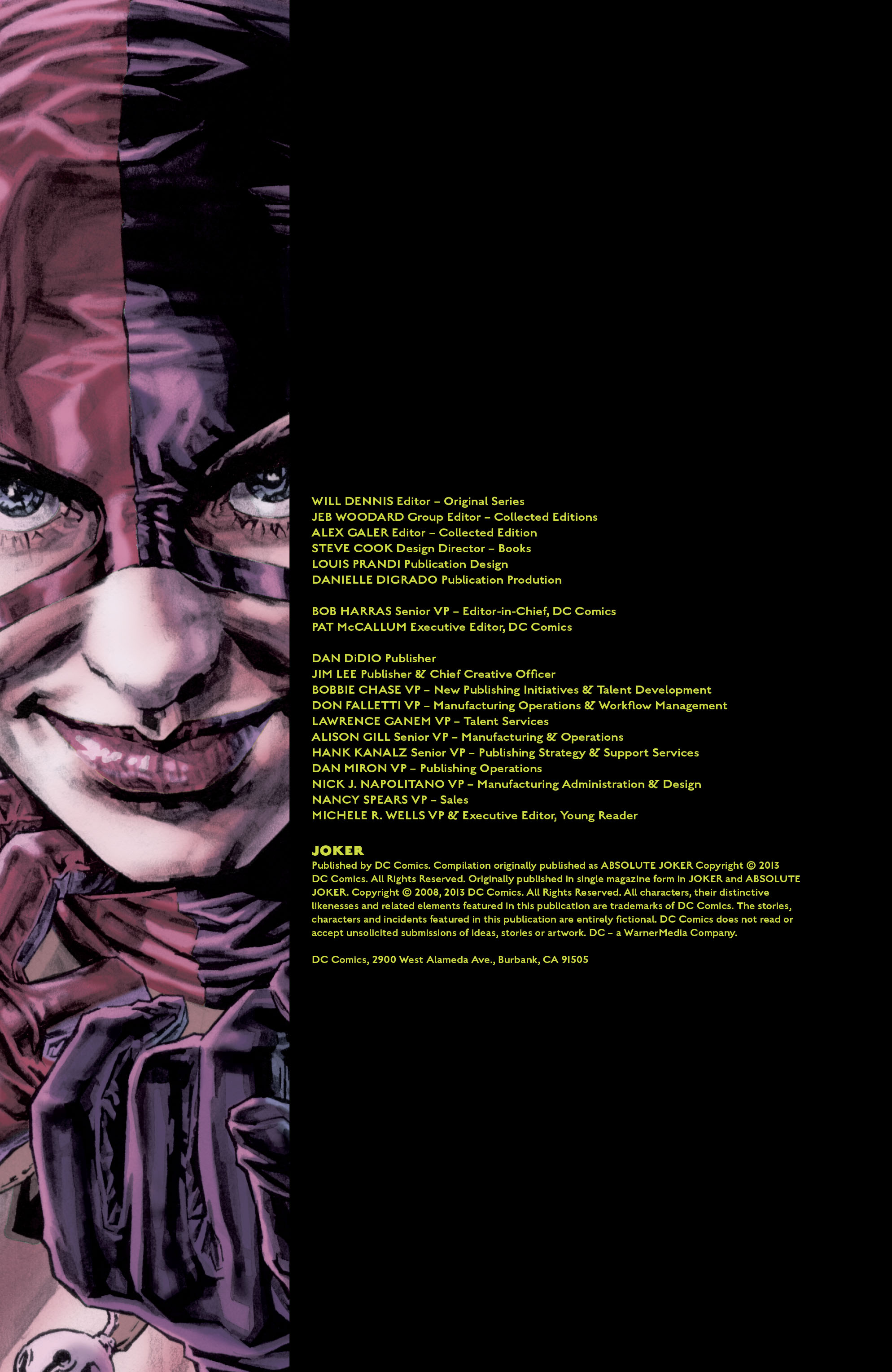 Read online Joker: The 10th Anniversary Edition (DC Black Label Edition) comic -  Issue # TPB - 4