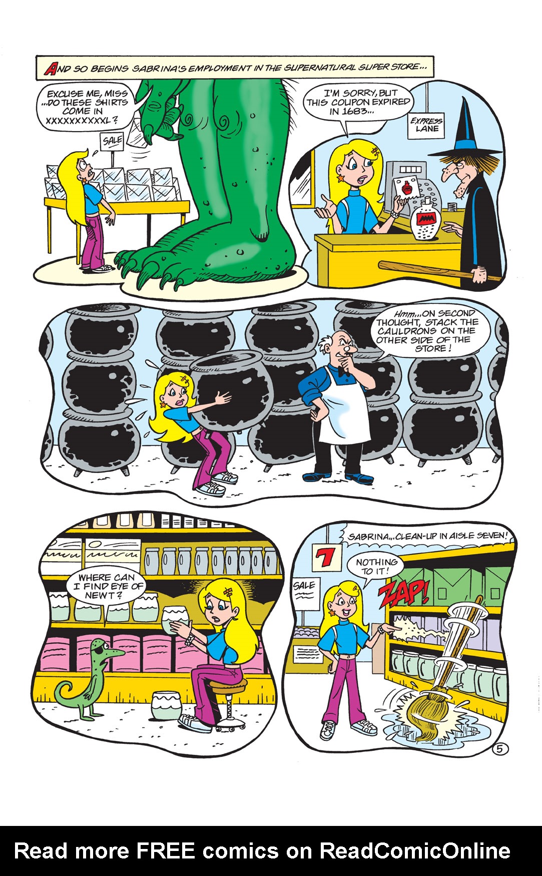Read online Sabrina the Teenage Witch (2000) comic -  Issue #7 - 22