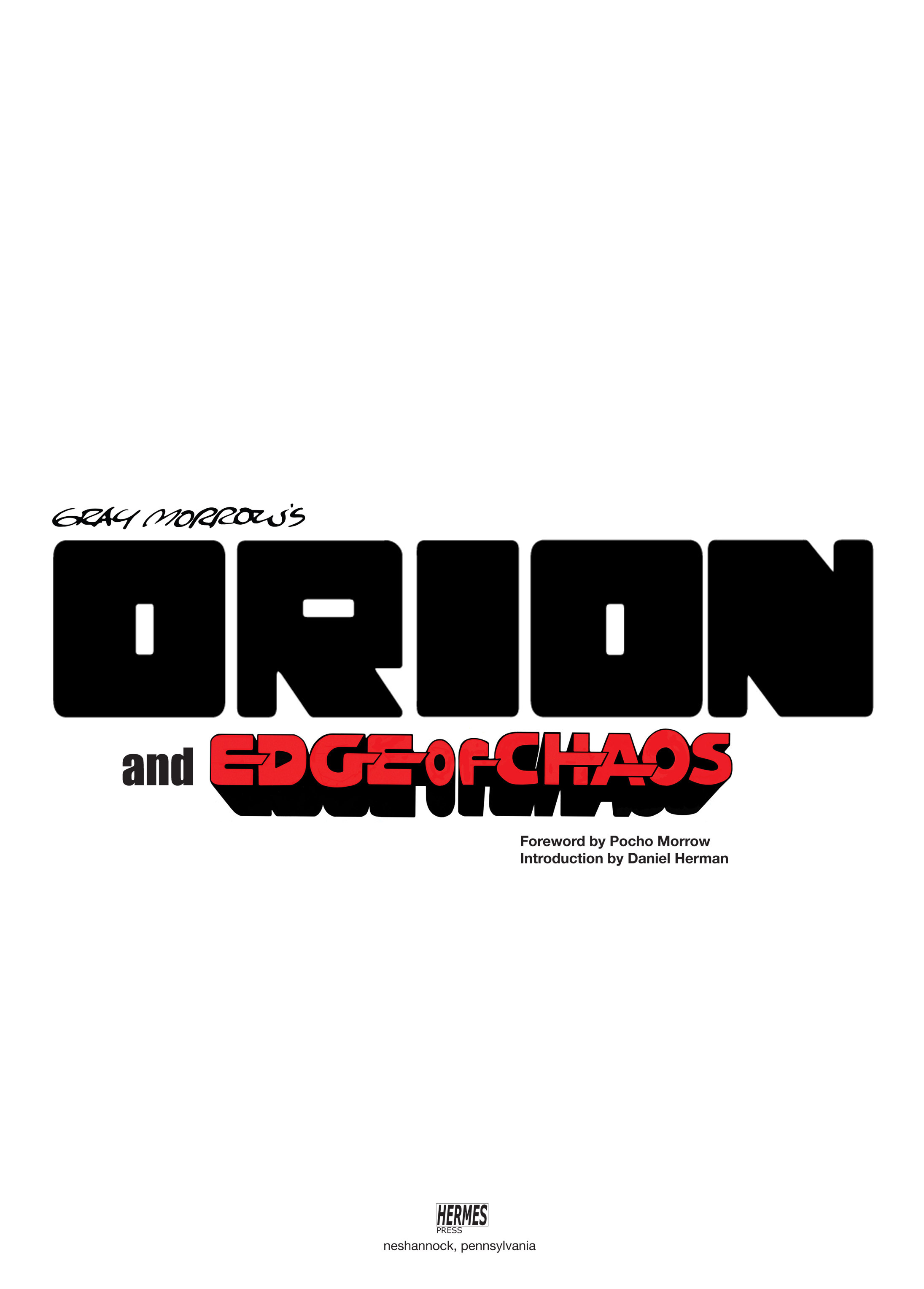 Read online Orion and Edge of Chaos comic -  Issue # TPB - 2