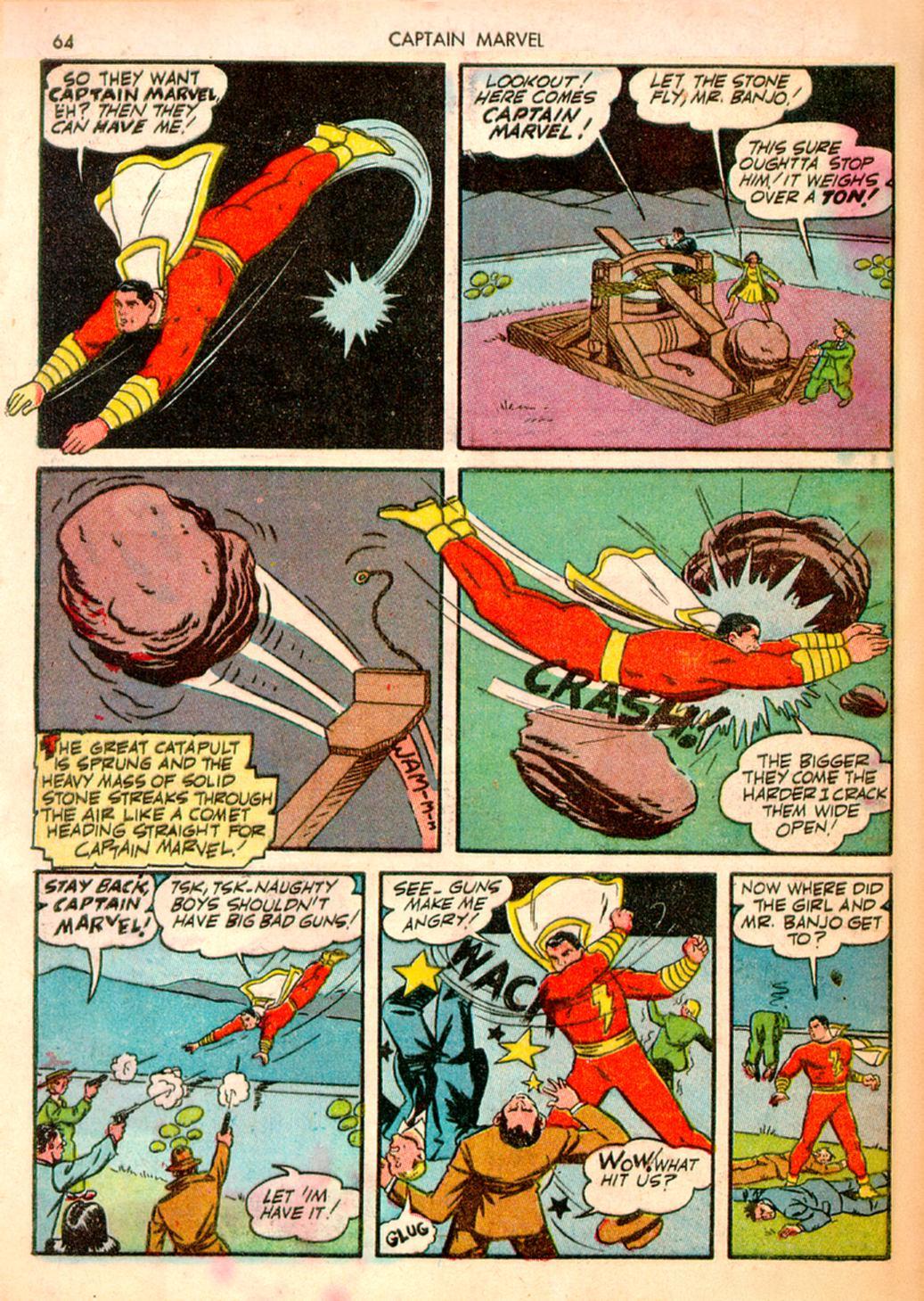 Read online Captain Marvel Adventures comic -  Issue #10 - 64
