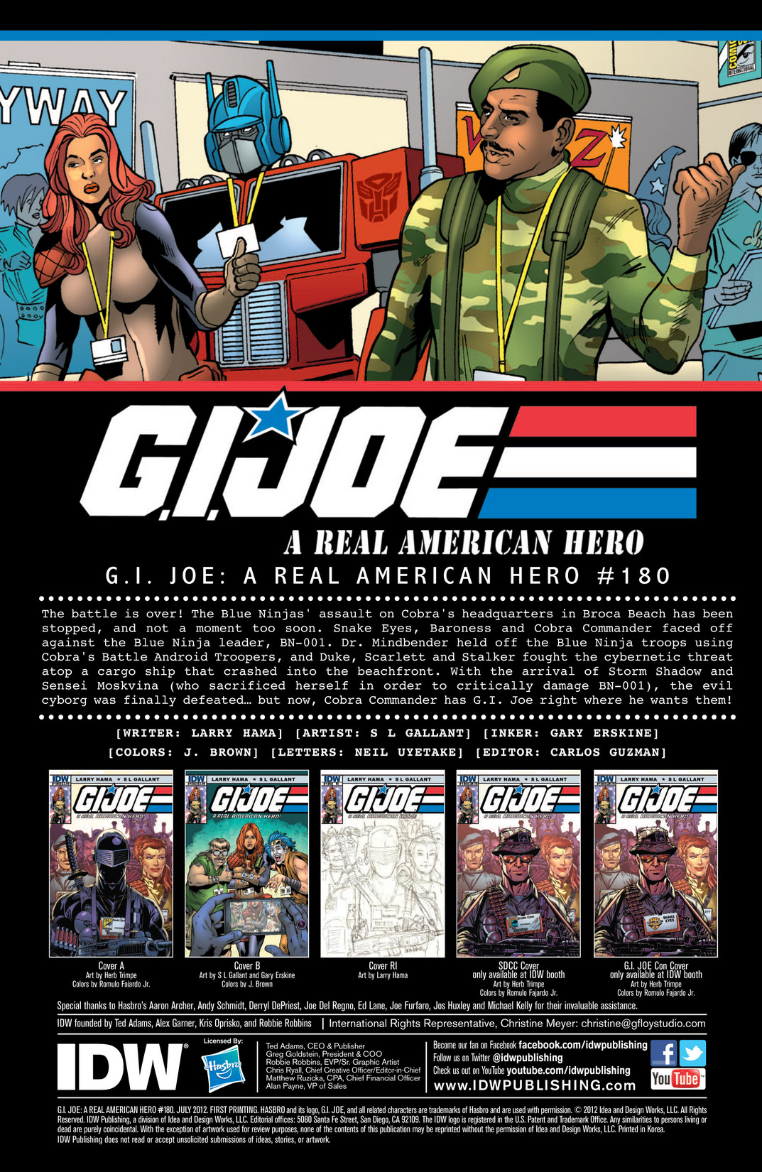 Read online G.I. Joe: A Real American Hero comic -  Issue #180 - 2