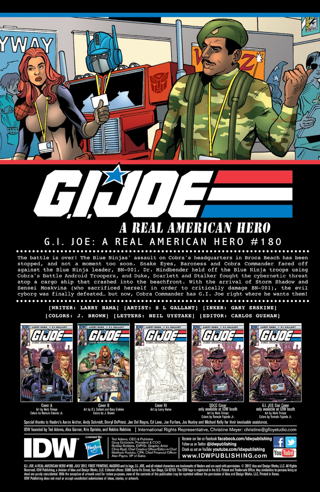 G.I. Joe: A Real American Hero issue 180 - Page 2