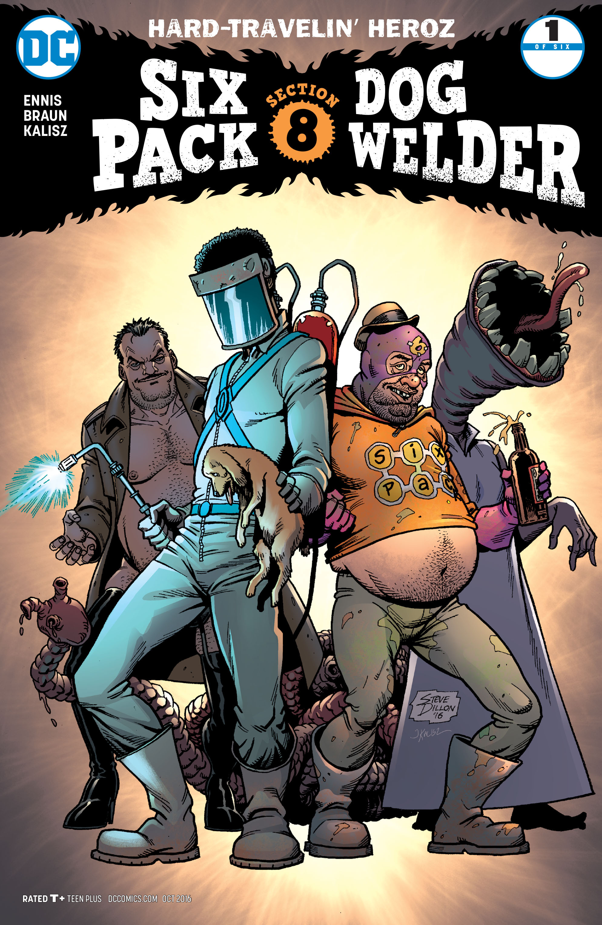 Read online Sixpack and Dogwelder: Hard Travelin' Heroz comic -  Issue #1 - 1