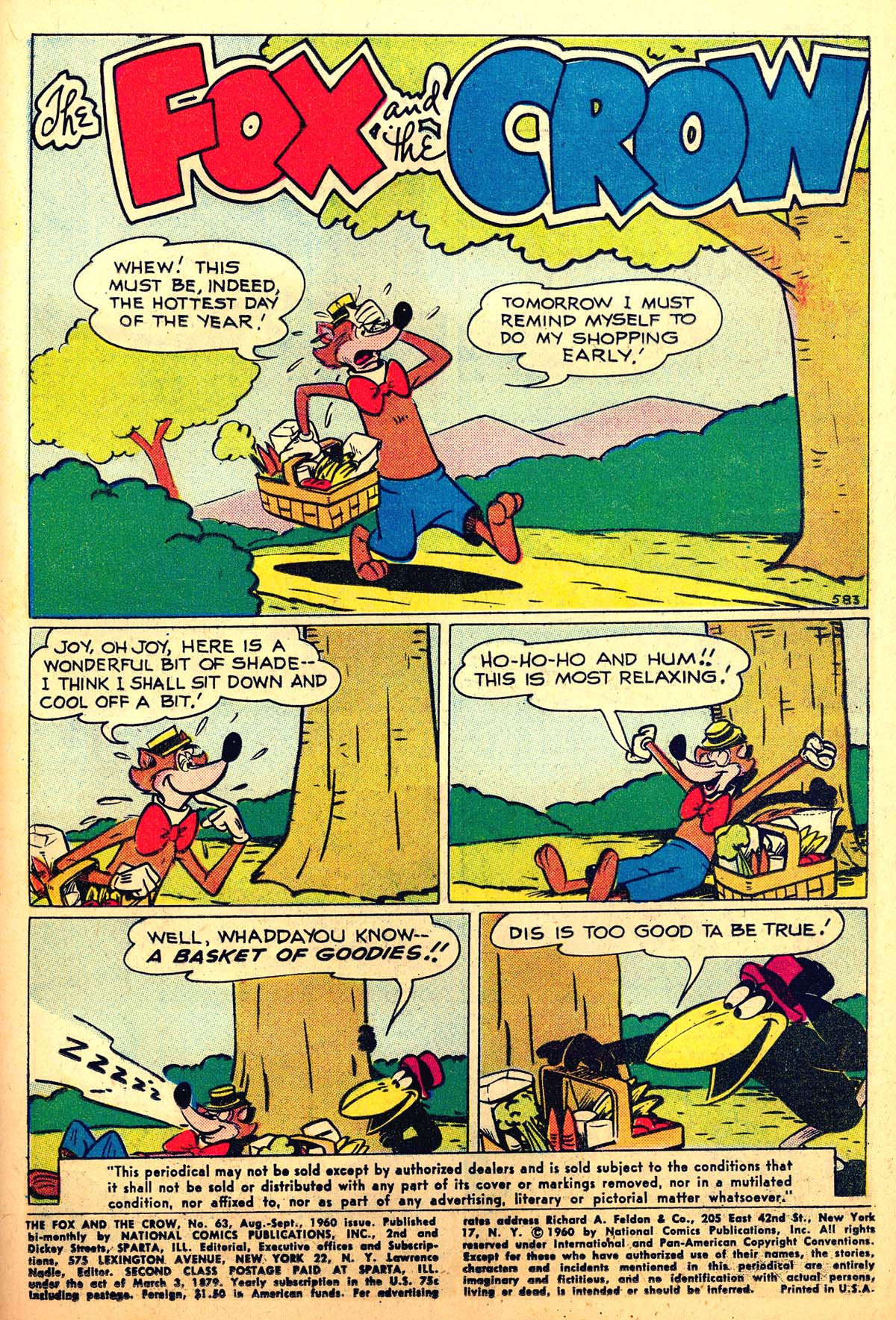 Read online The Fox and the Crow comic -  Issue #63 - 3