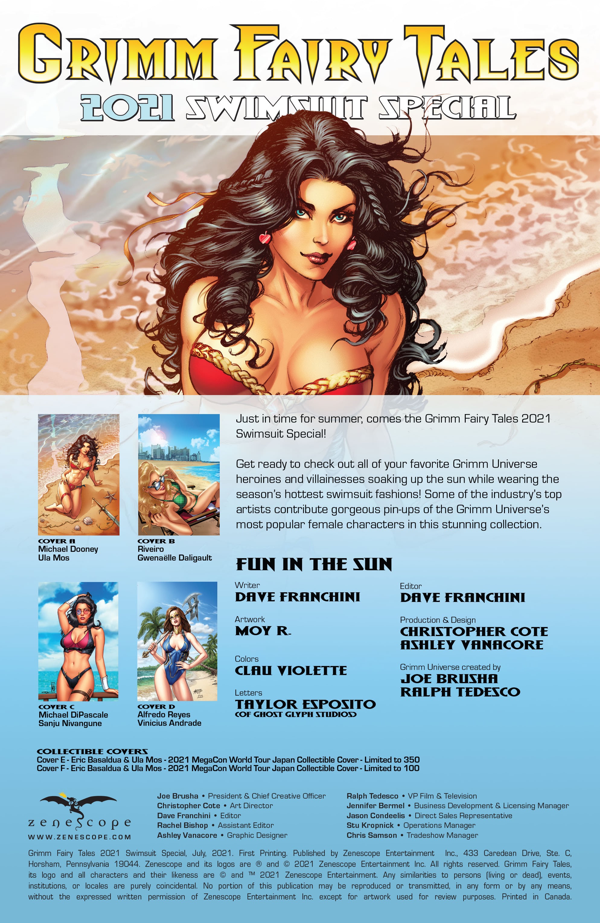 Read online Grimm Fairy Tales: 2021 Swimsuit comic -  Issue # Full - 2