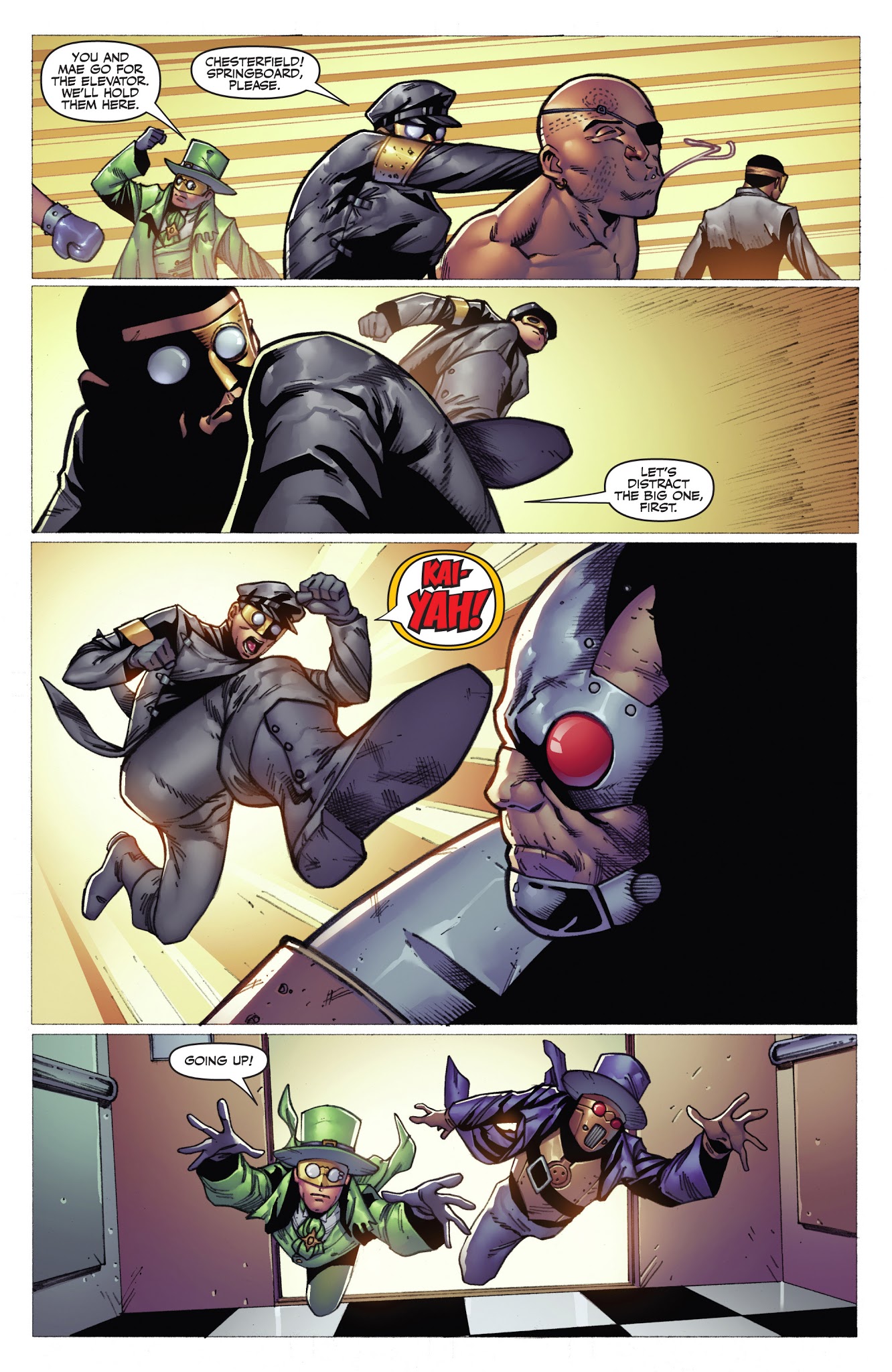 Read online Legenderry: Green Hornet comic -  Issue #5 - 4