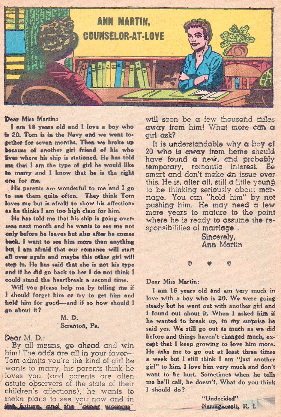 Read online Secret Hearts comic -  Issue #44 - 17