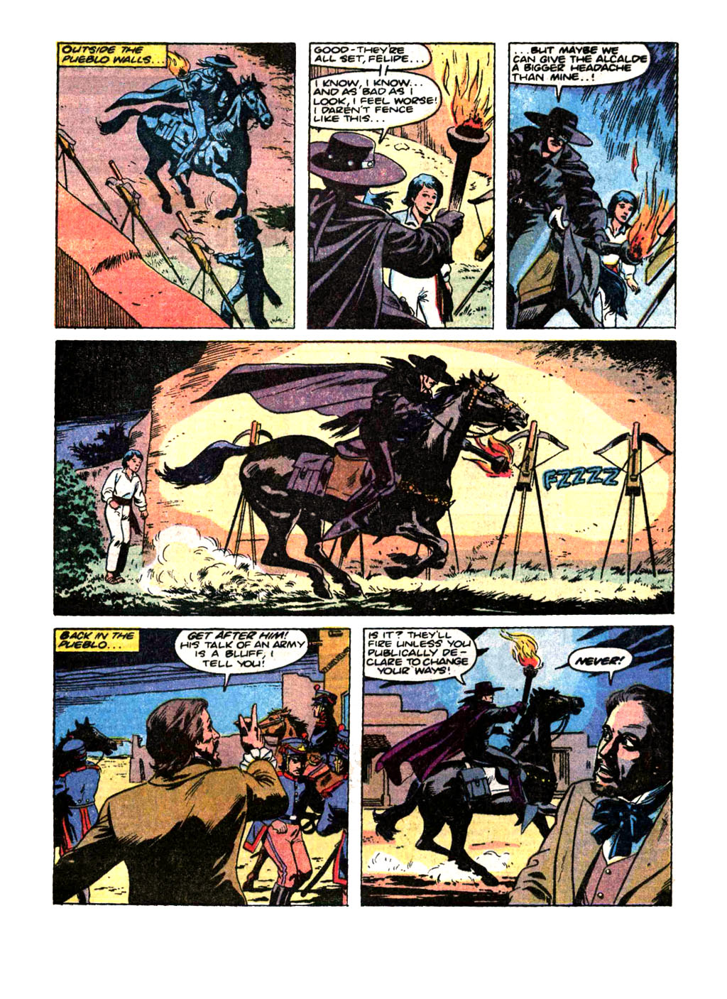 Read online Zorro (1990) comic -  Issue #1 - 19