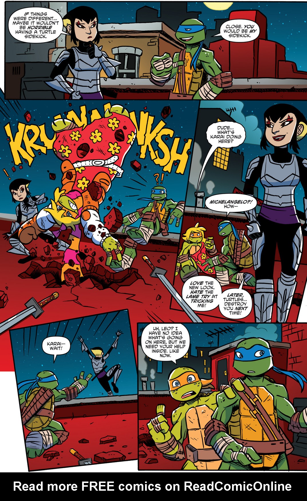 Read online Teenage Mutant Ninja Turtles New Animated Adventures comic -  Issue #7 - 19